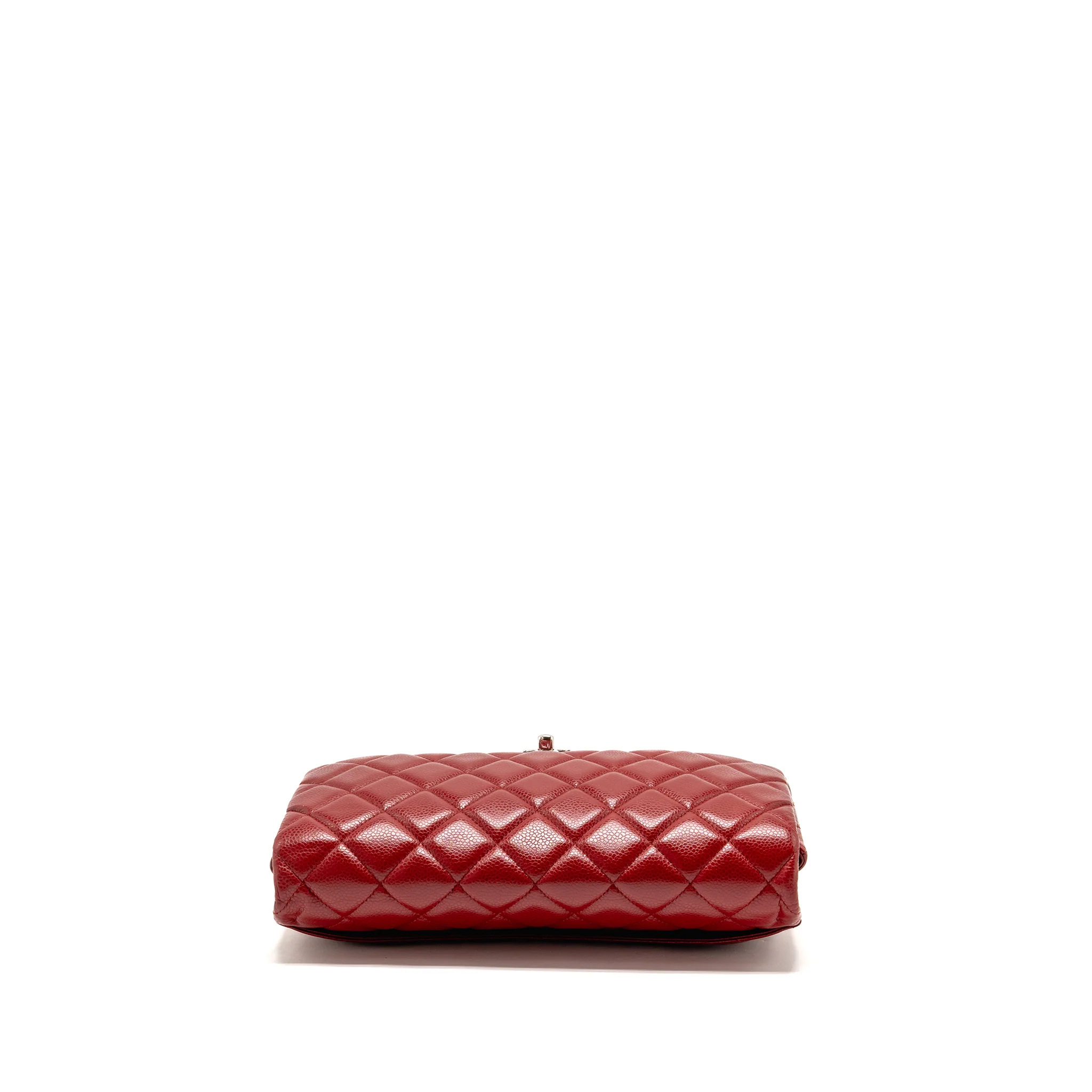 Chanel Timeless Flap Clutch Chain Bag Caviar Red SHW - Image 5