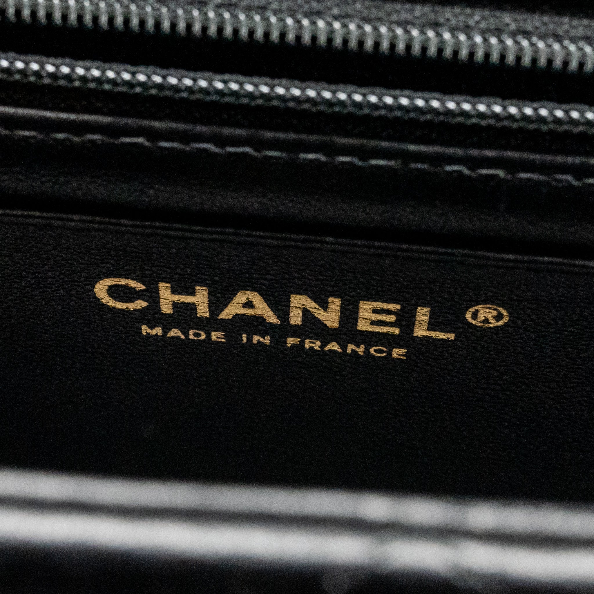 Chanel Top Handle Mini Rectangular Flap Bag Lambskin Black GHW (Microchip) - Image 17