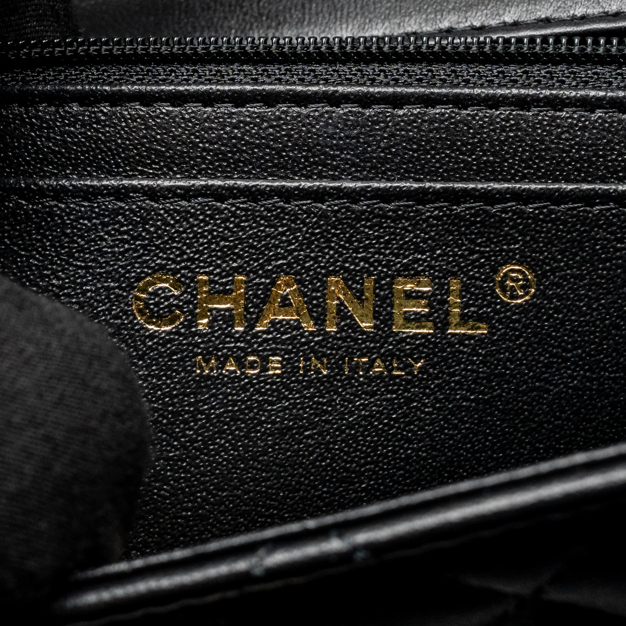 Chanel Top Handle Mini Rectangular with Detailed Charm Lambskin Black LGHW (Microchip) - Image 18