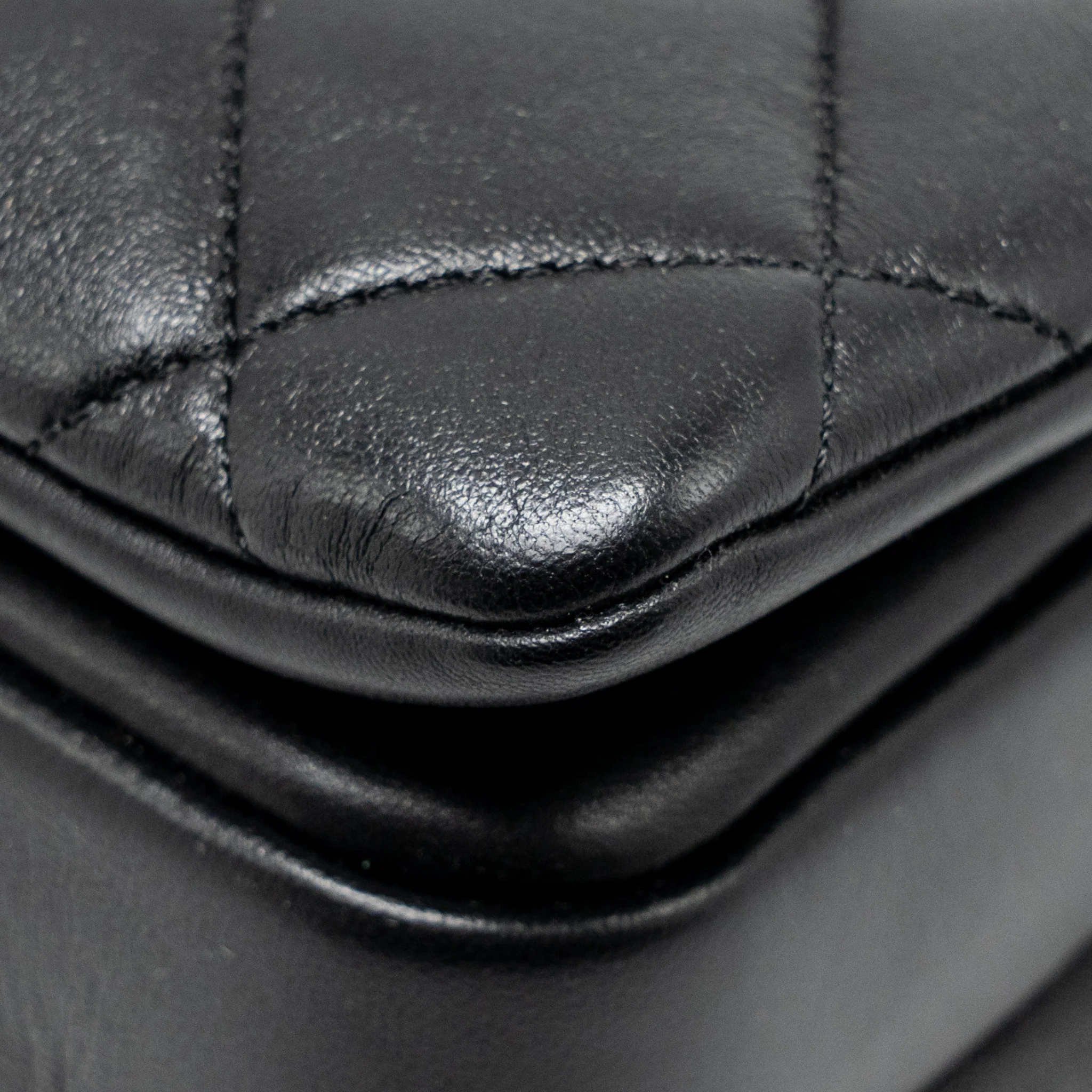Chanel Top Handle Trendy CC Flap Bag Lambskin Black LGHW - Image 10