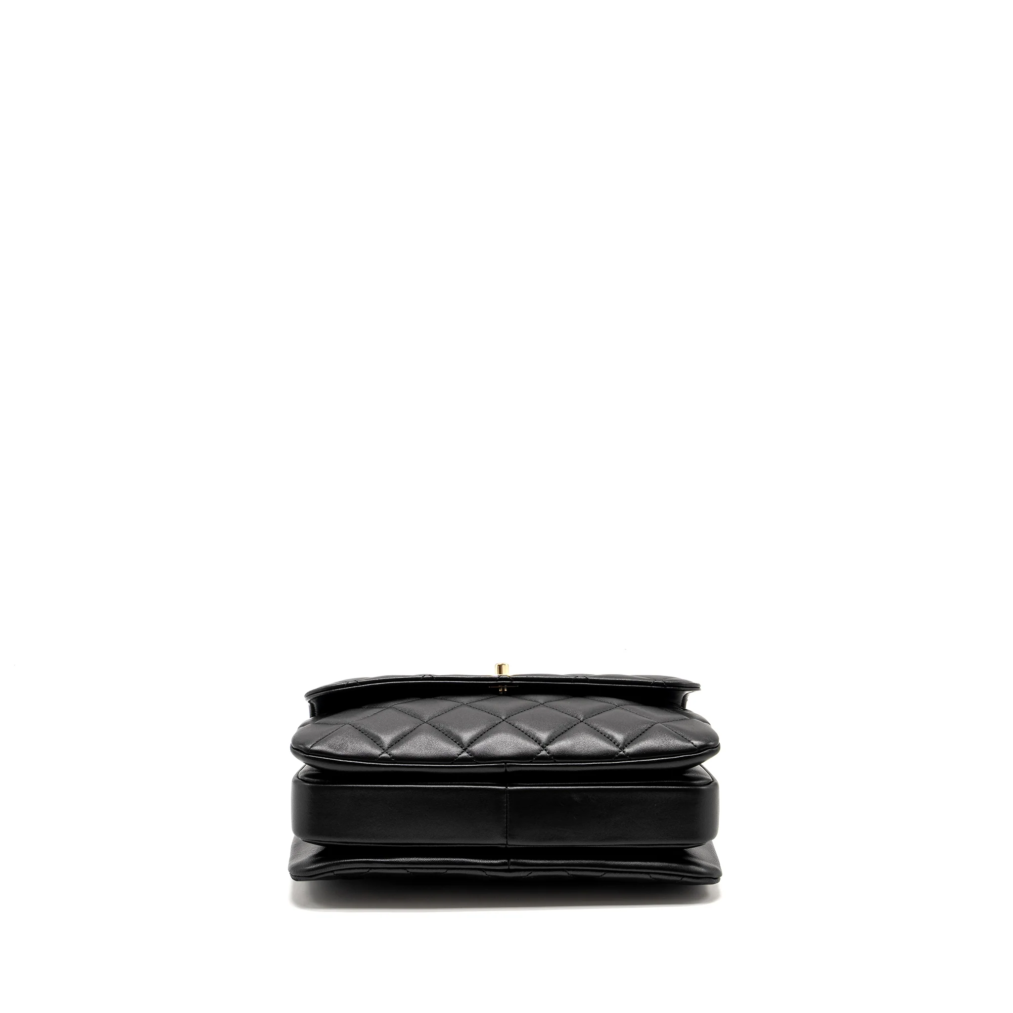 Chanel Top Handle Trendy CC Flap Bag Lambskin Black LGHW - Image 5