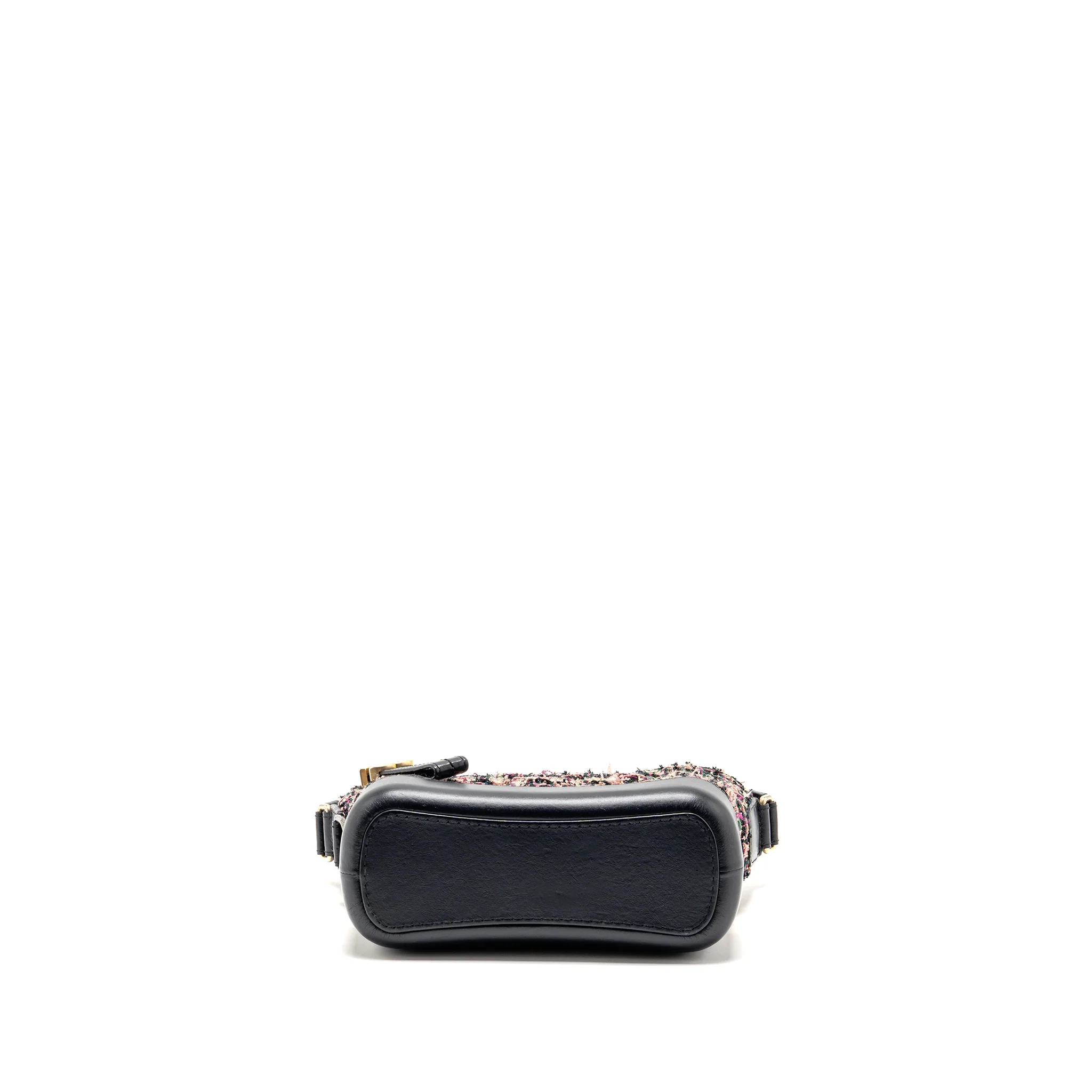 Chanel Small Gabrielle hobo bag tweed multicoloured GHW - Image 6