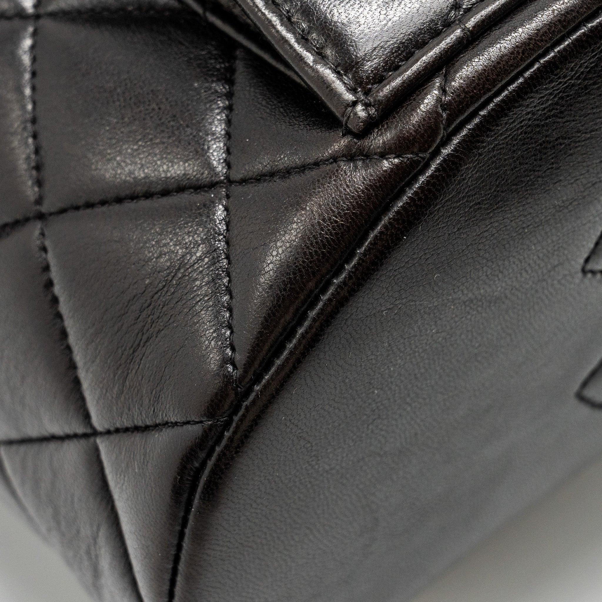 Chanel Vintage Duma Backpack Lambskin Black GHW - Image 9