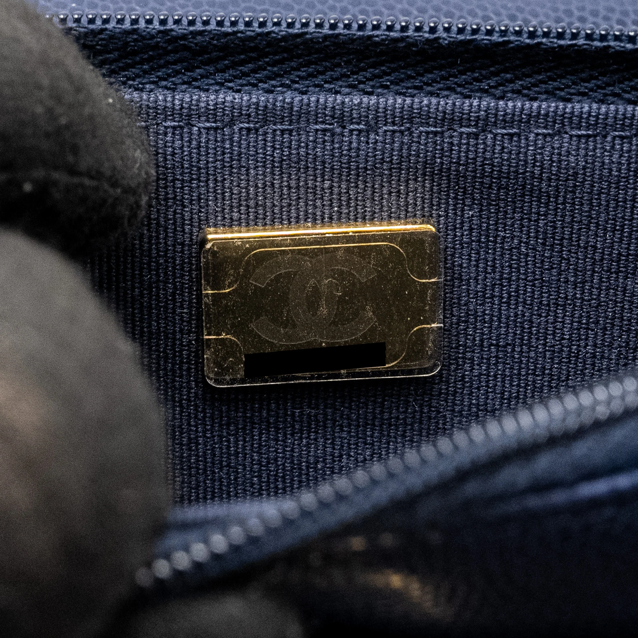Chanel 22A Twist Your Button Wallet on Chain Caviar Navy GHW (Microchip) - Image 16