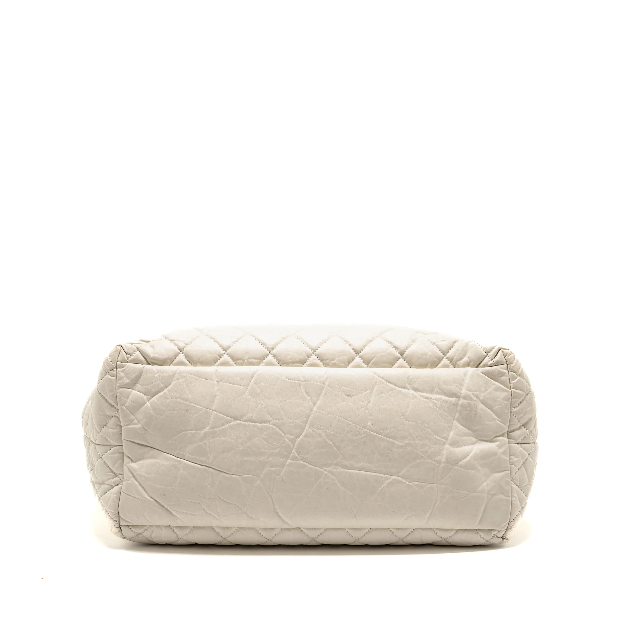 Chanel cocoon travel tote bag calfskin white SHW - Image 6