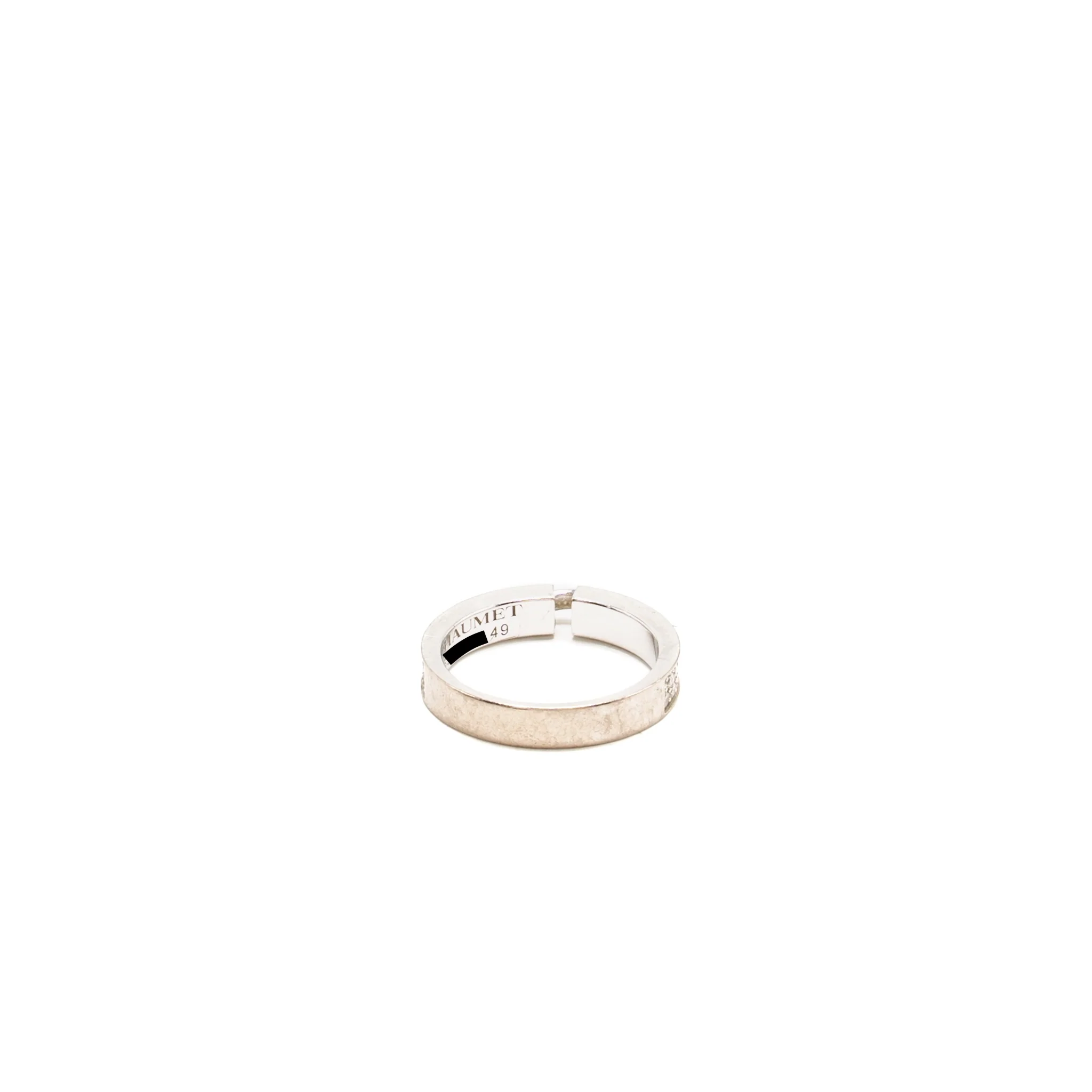 Chaumet size 49 liens evidence wedding band white gold diamonds - Image 4