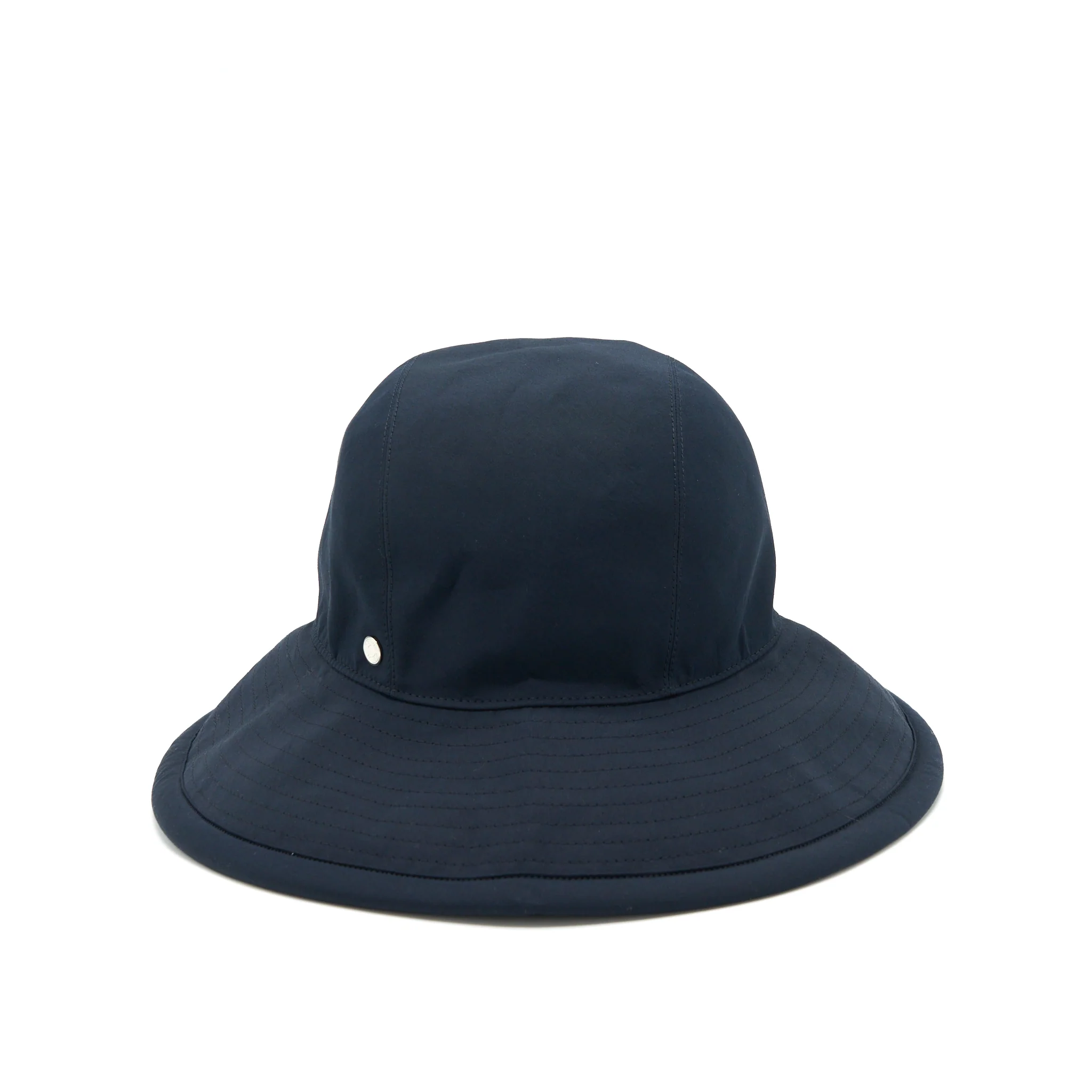 Hermes Size 56 Rachel Pipeline Chapeau Hat Bleu Noir - Image 3