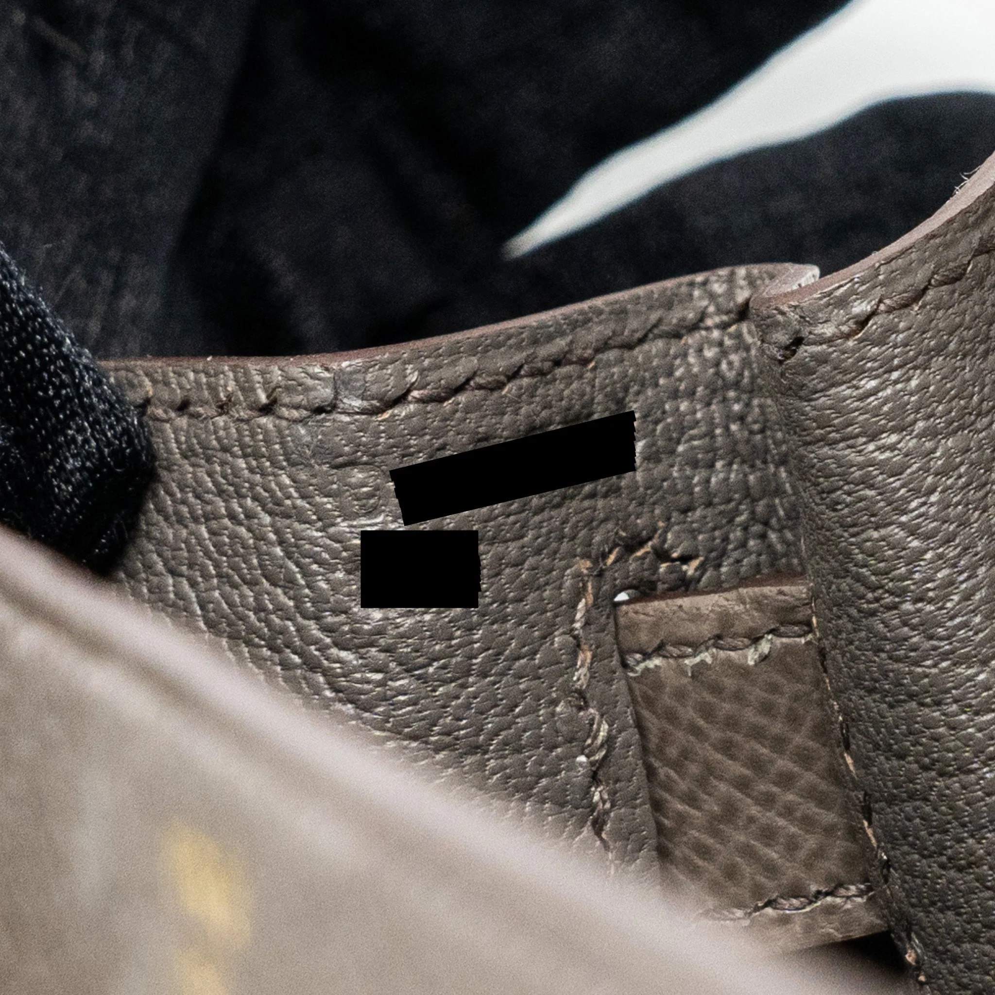 Hermes kelly28 sellier epsom gris etain GHW stamp D - Image 20