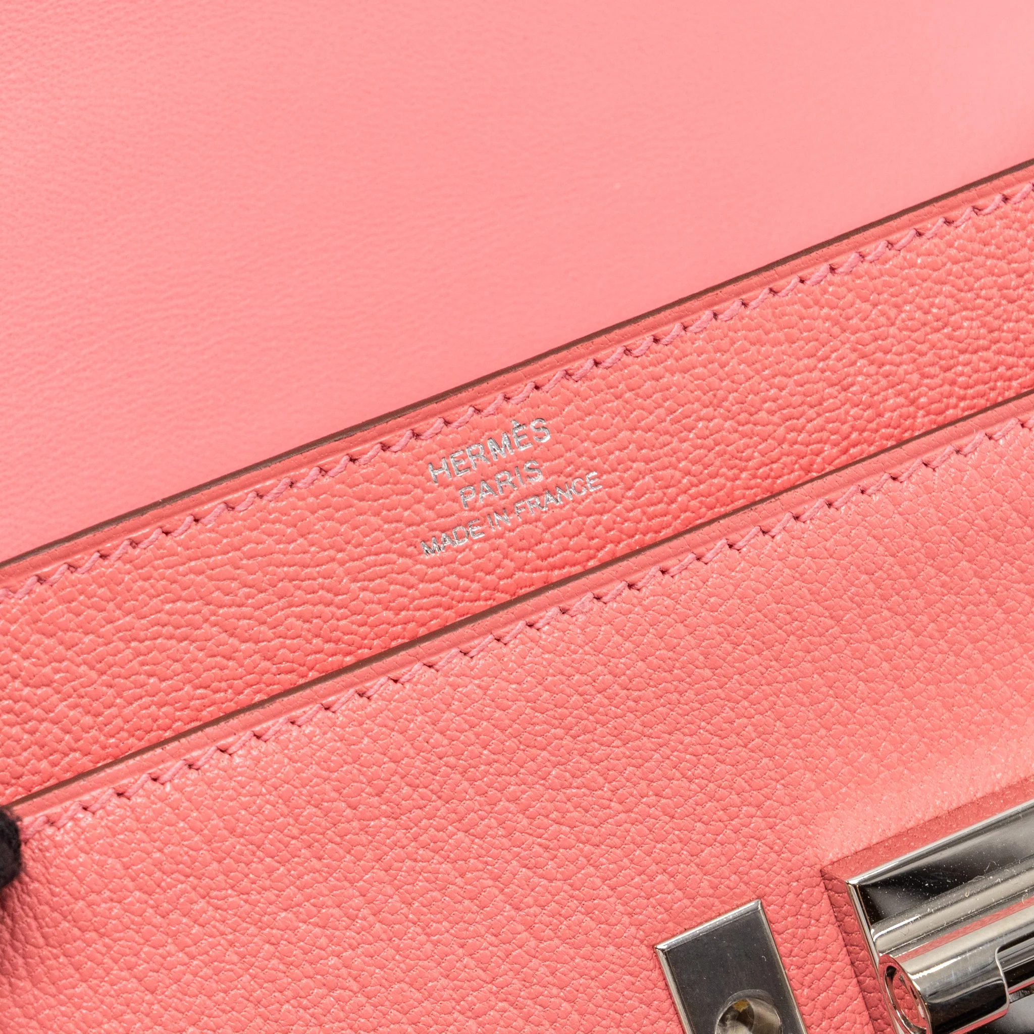hermes mini verrou chevre mysore rose Ete Multicolor strap SHW stamp D - Image 10
