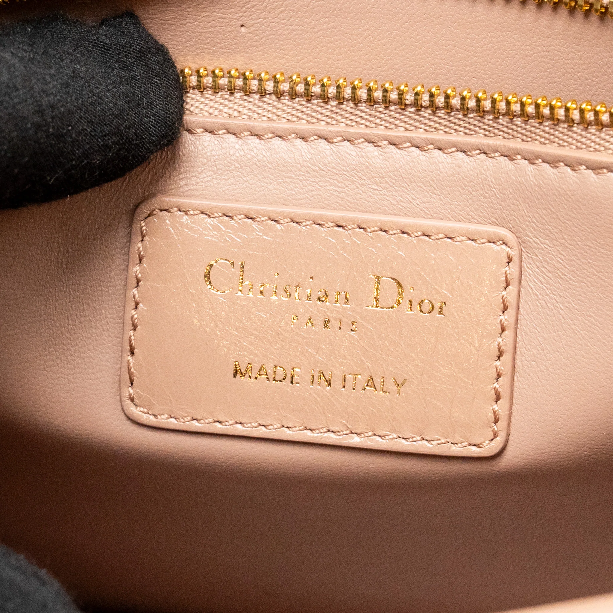 Dior 30 Montaigne Bag Calfskin Dark Beige GHW - Image 16