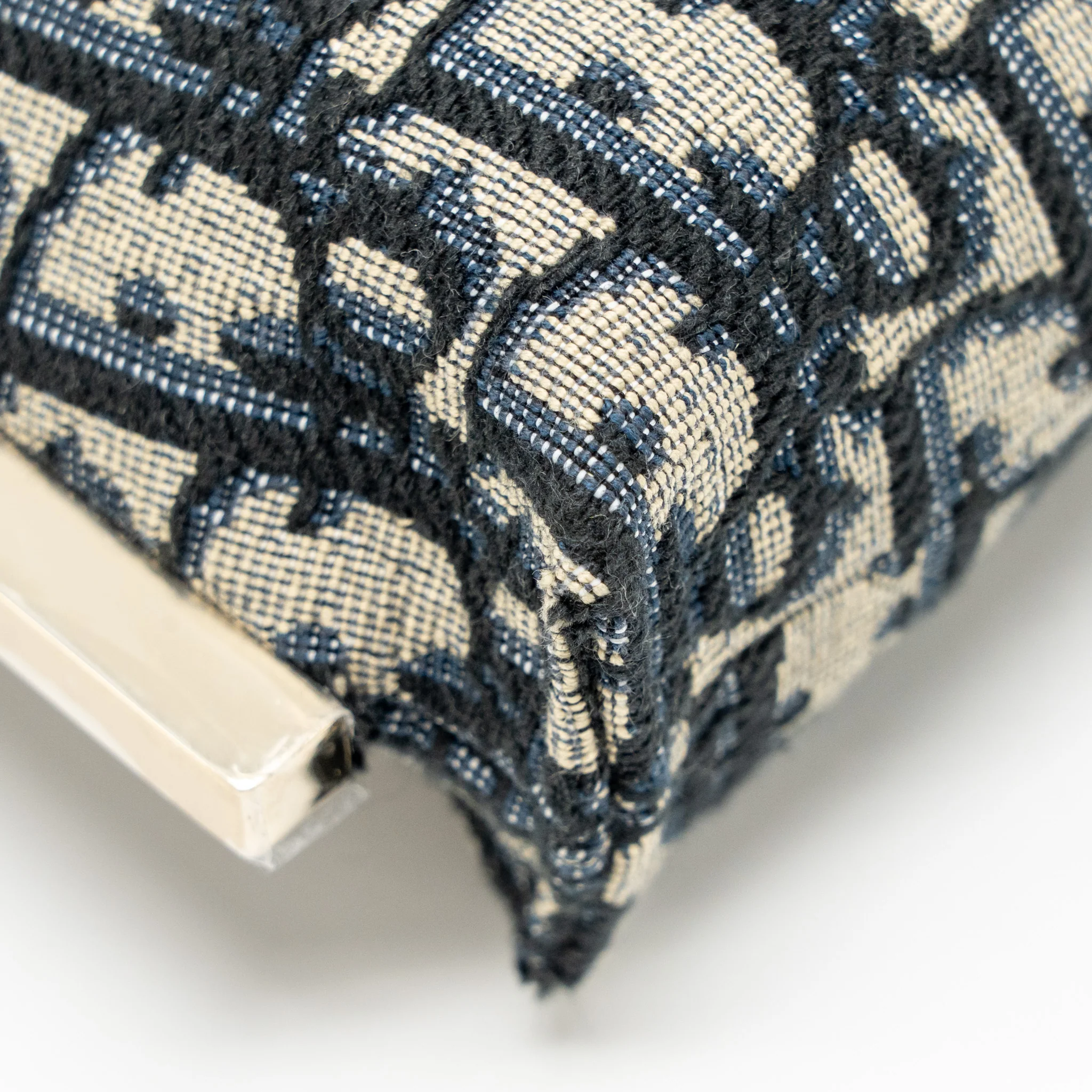 Dior Club Bag Blue Oblique Canvas LGHW - Image 11