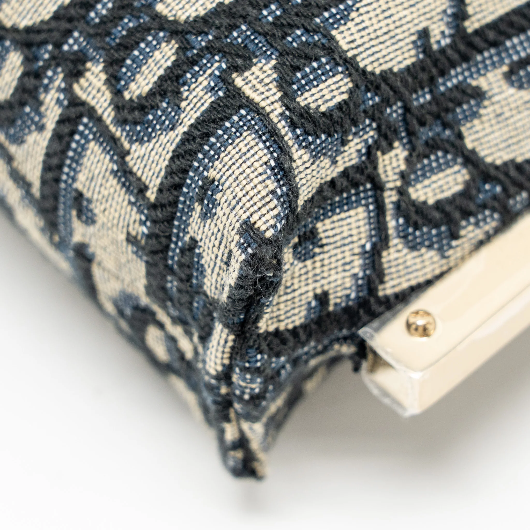 Dior Club Bag Blue Oblique Canvas LGHW - Image 8
