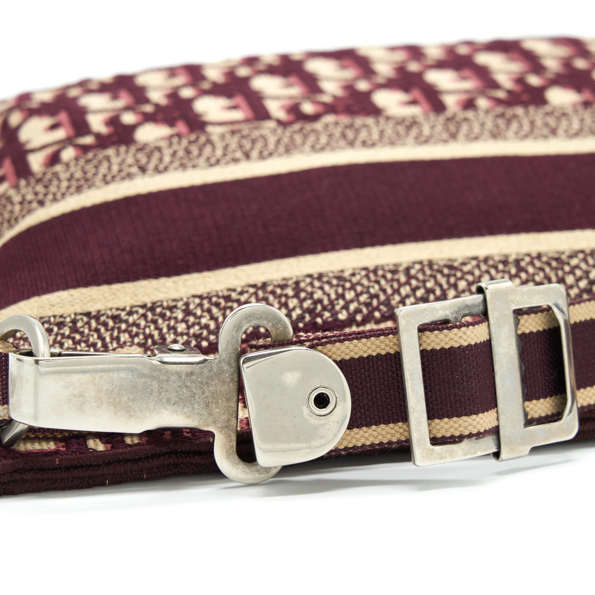 Dior Crossbody Messenger Bag Oblique Canvas Red - Image 7