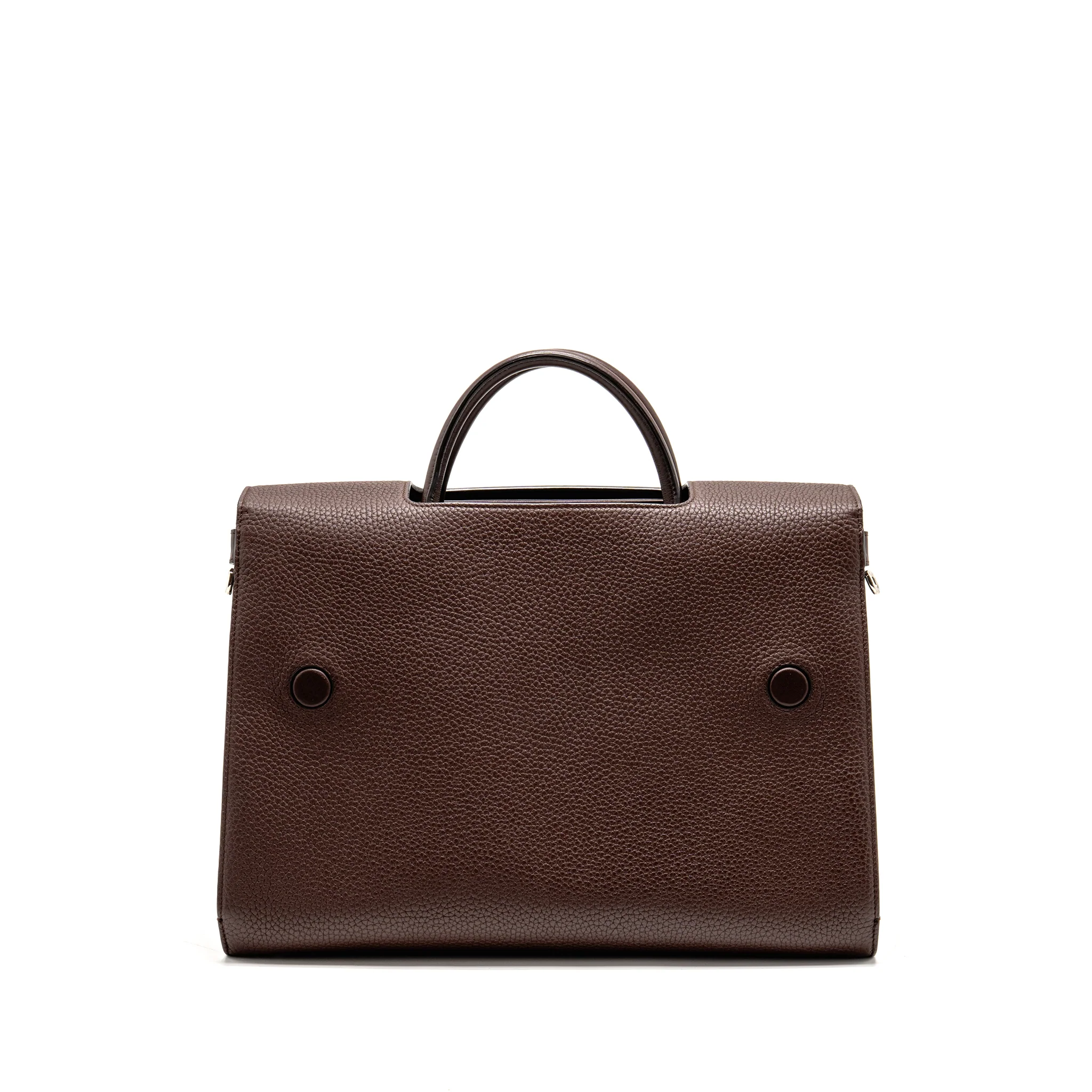 Dior Diorever Bag Pebbled Leather Dark Brown SHW - Image 2