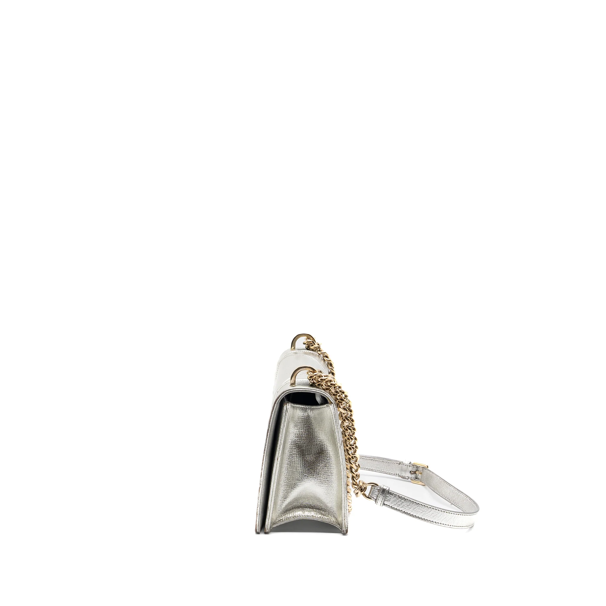 Dior Diorama Bag Goatskin Metallic Silver LGHW - Image 3