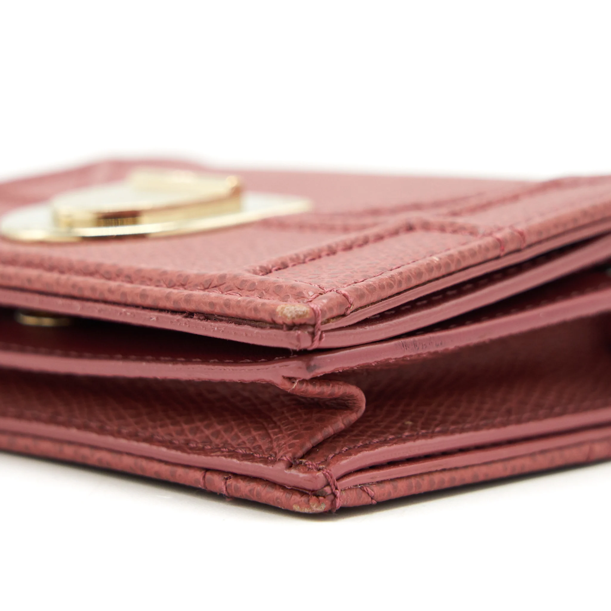 Dior Diorama Small Wallet Dark pink LGHW - Image 6