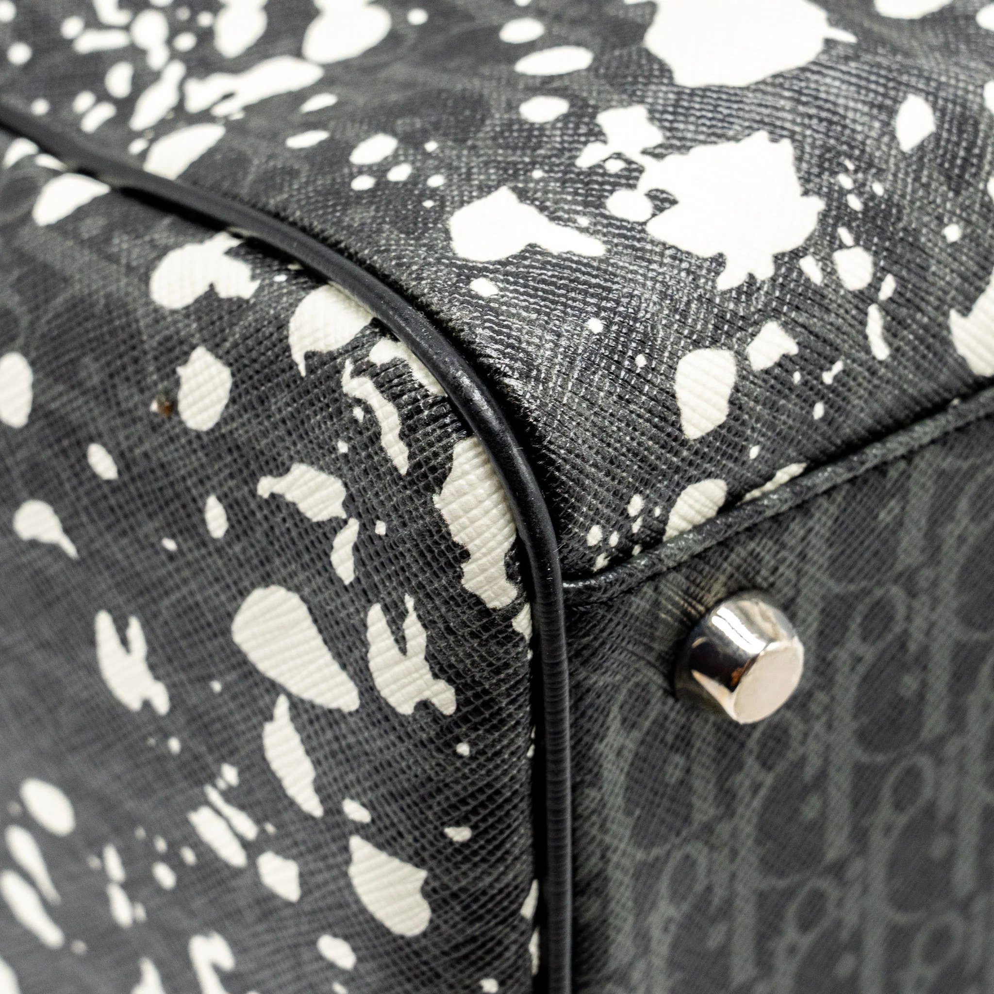 Dior homme Rider bag canvas multicolour black / grey SHW - Image 11