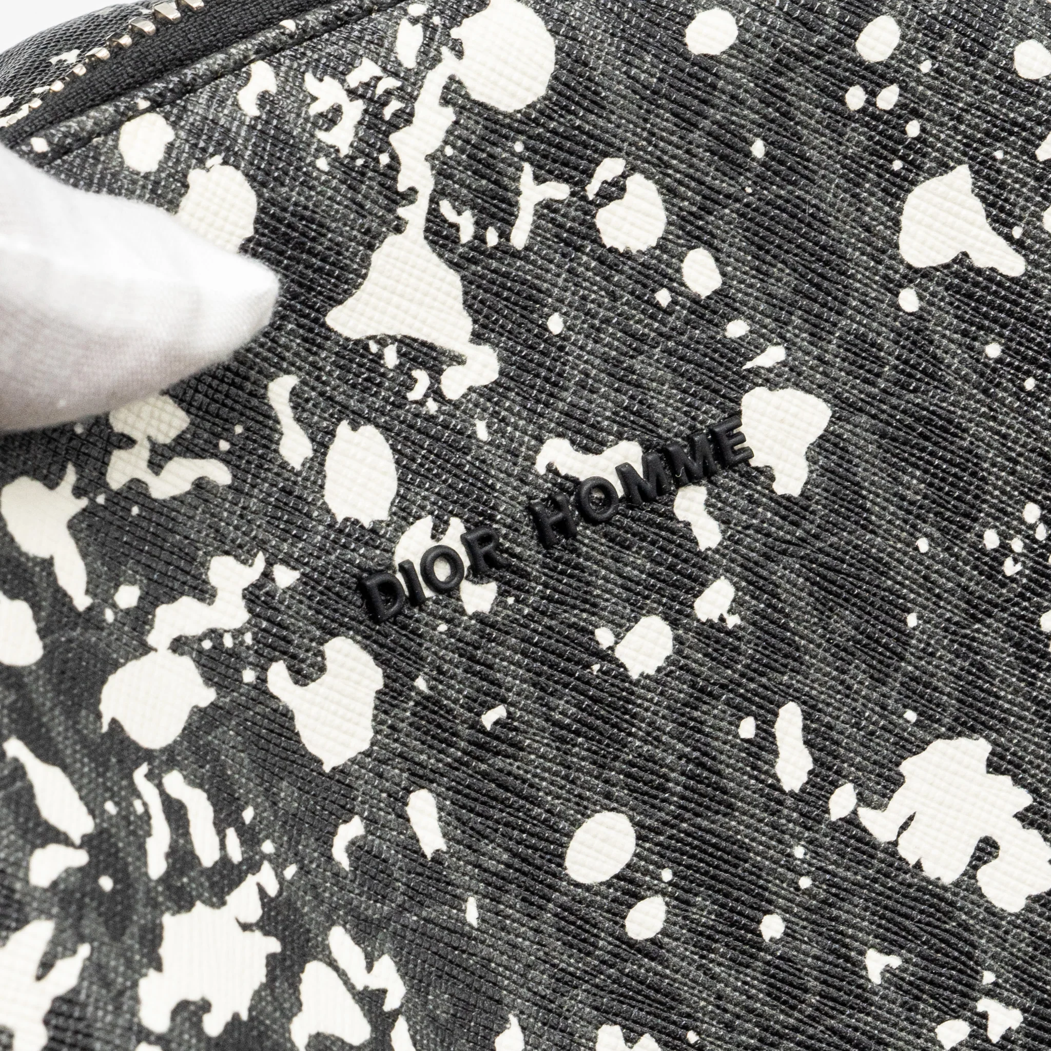Dior homme Rider bag canvas multicolour black / grey SHW - Image 12