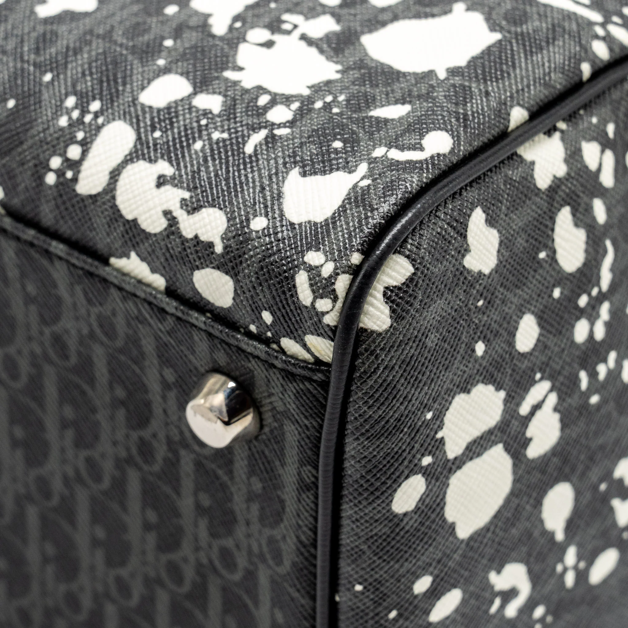 Dior homme Rider bag canvas multicolour black / grey SHW - Image 8