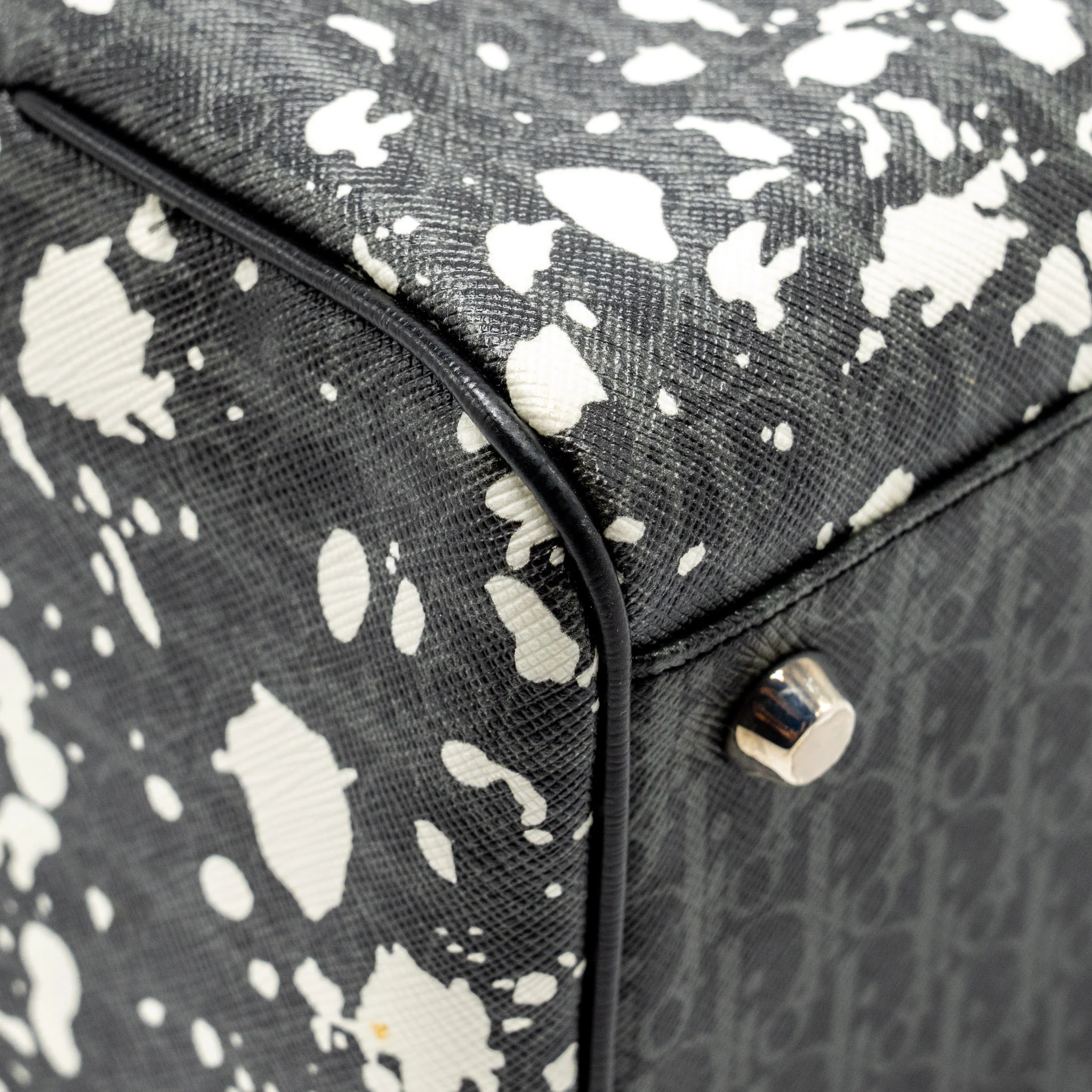 Dior homme Rider bag canvas multicolour black / grey SHW - Image 9