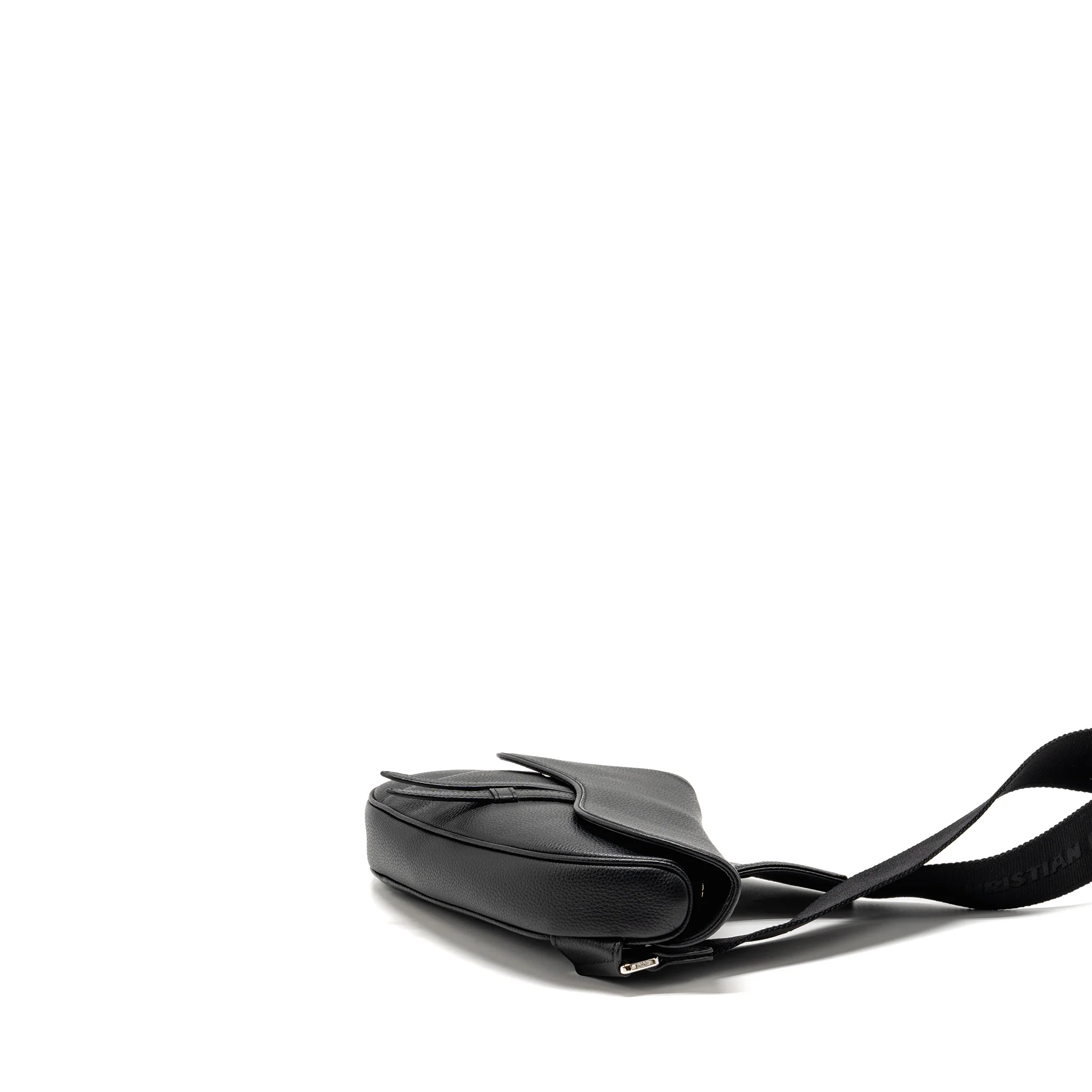 Dior Homme saddle bag calfskin black SHW - Image 4