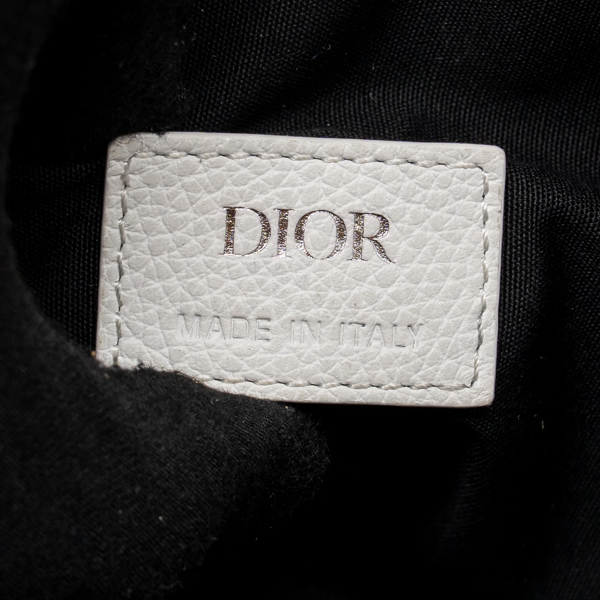 Dior Homme Saddle Belt Bag Calfskin White SHW - Image 12