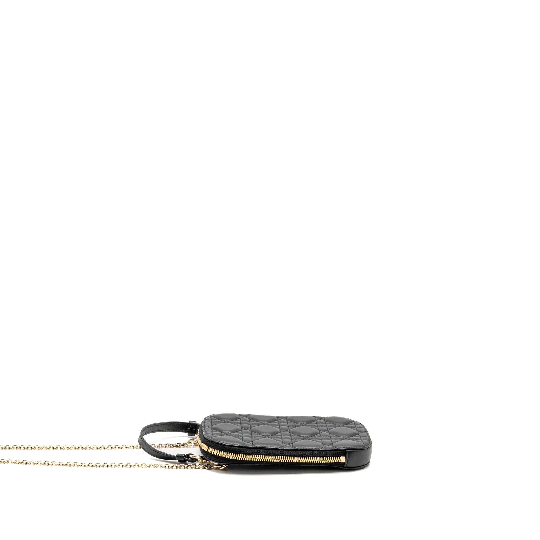 Dior lady dior Call’in Dior phone holder lambskin black LGHW - Image 3