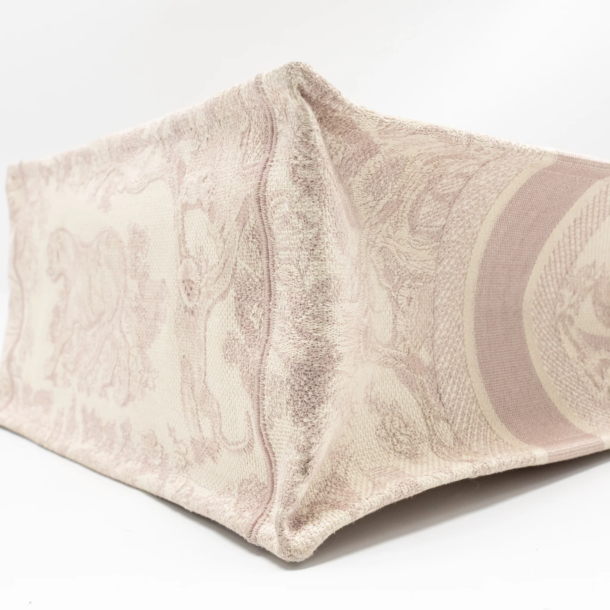 Dior Medium Book Tote Pink Toile de Jouy Embroidery - Image 7