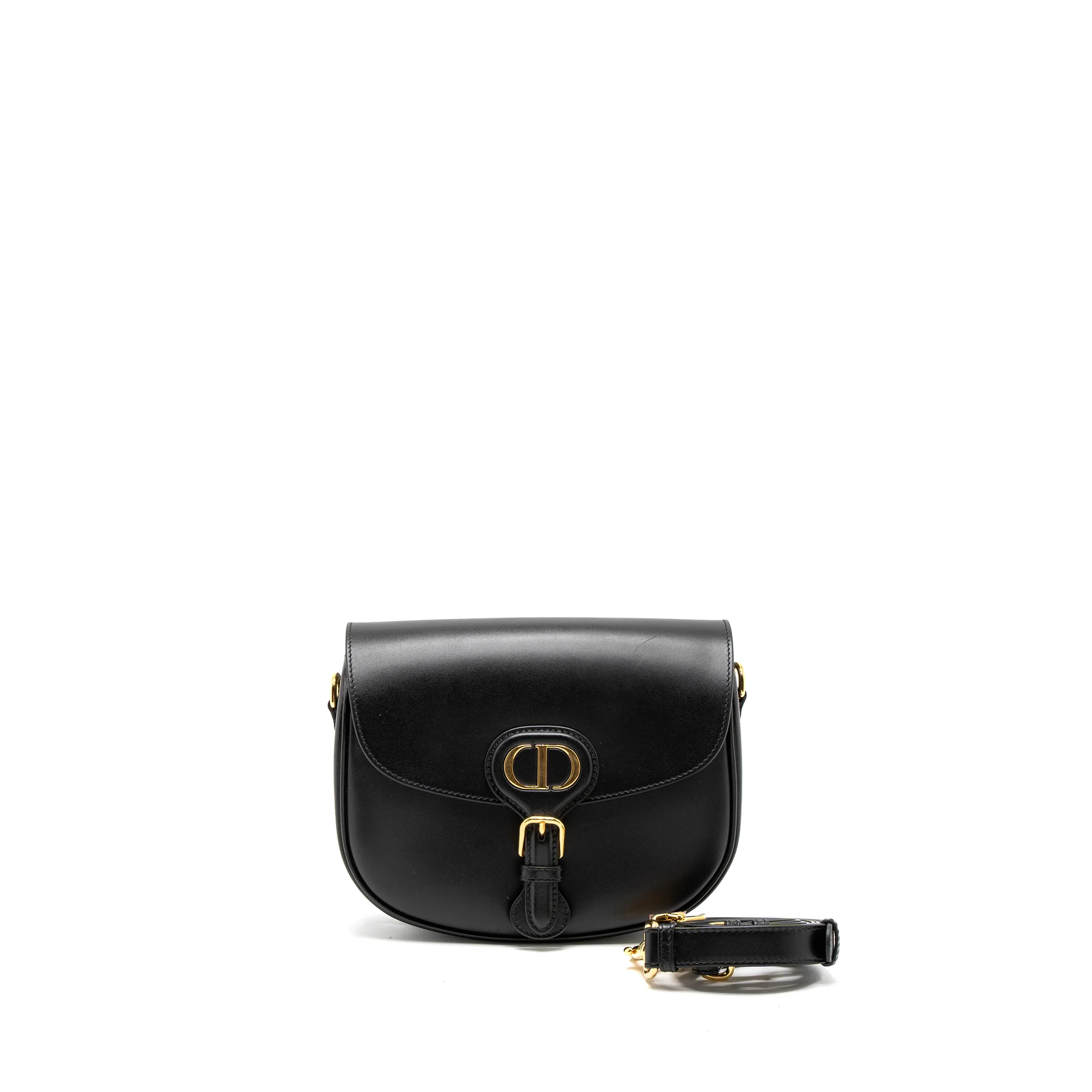 Dior Medium Dior Bobby Bag Calfskin Black GHW