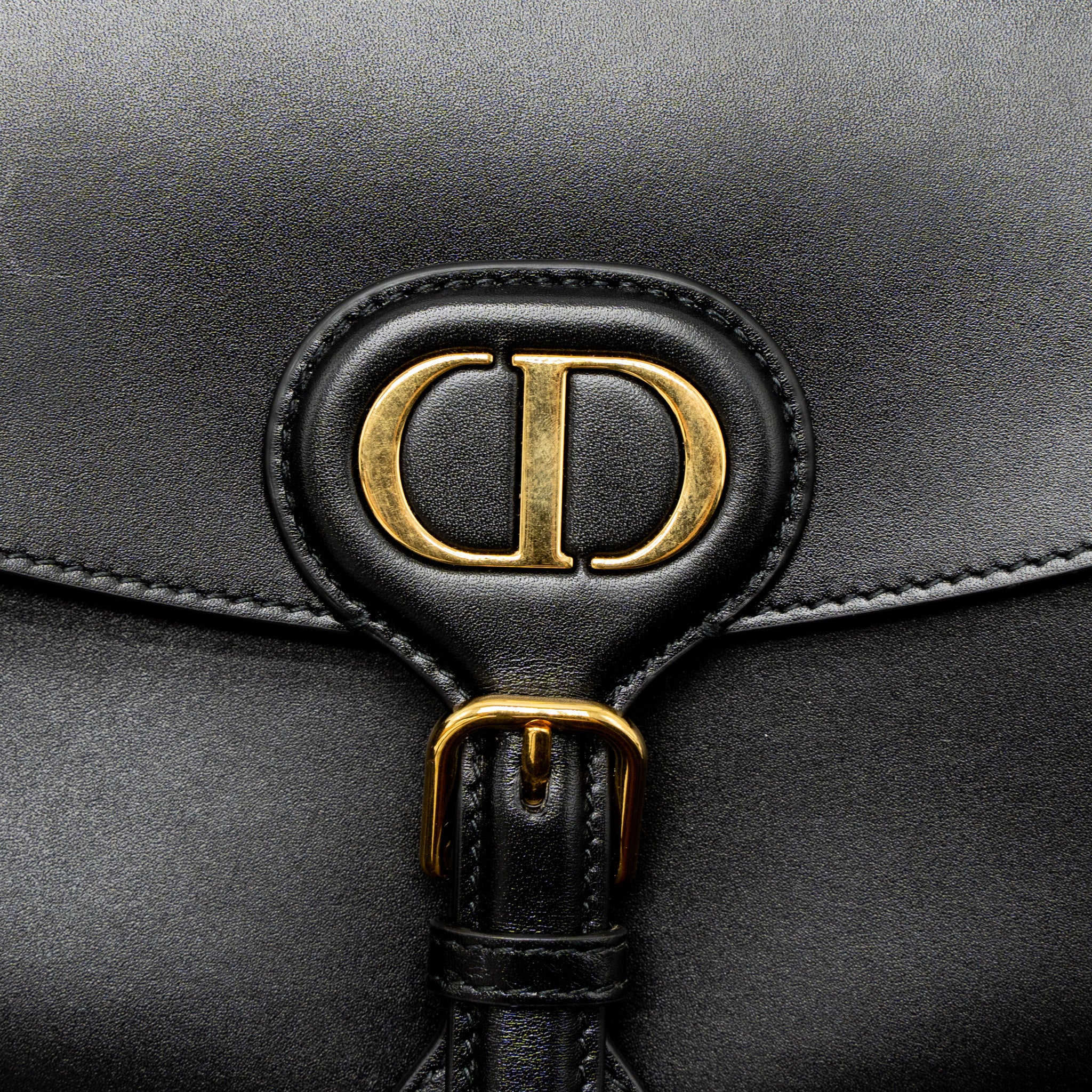 Dior Medium Dior Bobby Bag Calfskin Black GHW - Image 9