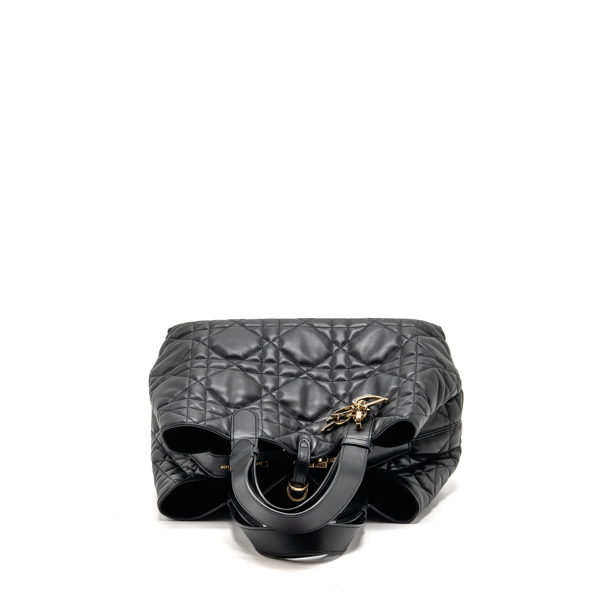 Dior Medium Dior Toujours Tote bag macrocannage calfskin black LGHW - Image 5