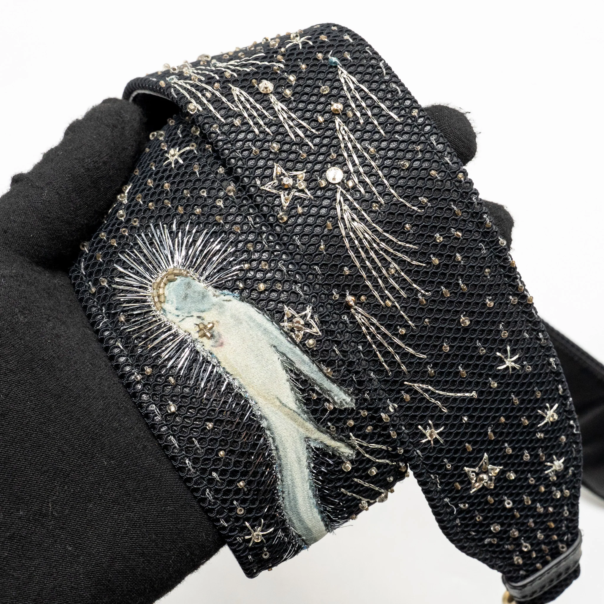 Dior Medium Lady Dior I Feel Blue Limited Edition Embellished Lambskin Multicolour GHW - Image 19