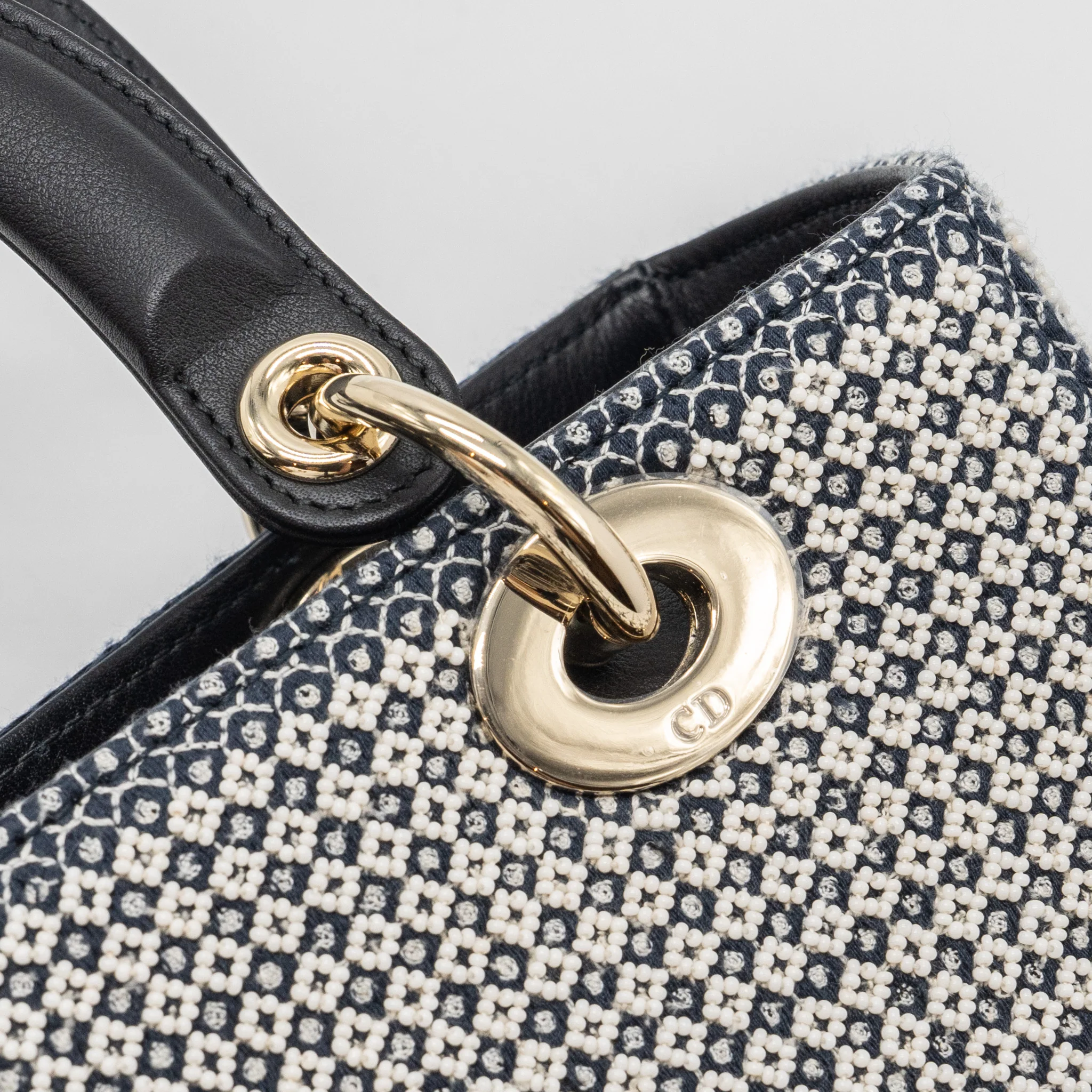 Dior Medium Lady Dior La Force Limited Edition Calfskin/Fabric Multicolour LGHW - Image 12