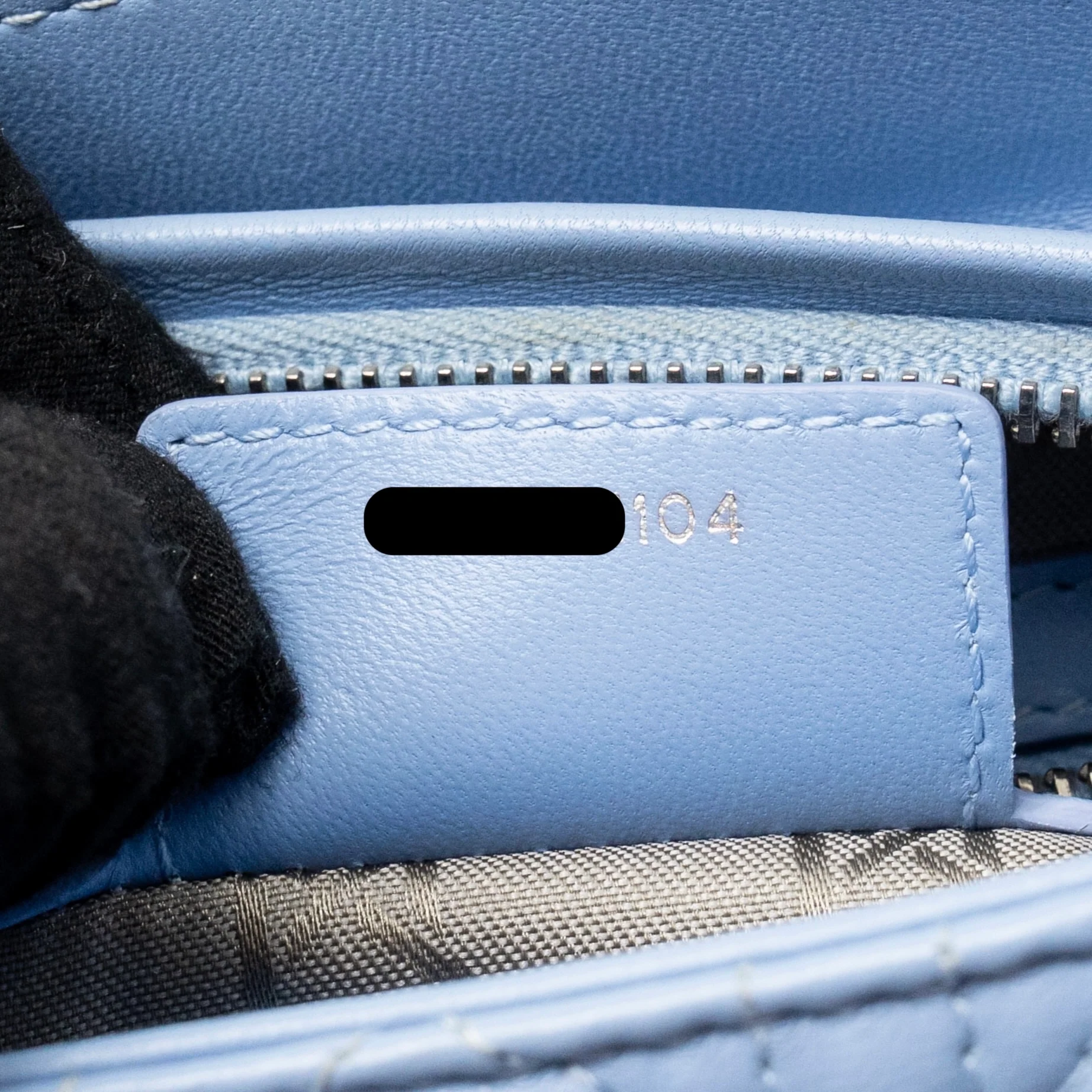 Dior Medium Lady Dior Lambskin Light Blue SHW - Image 17