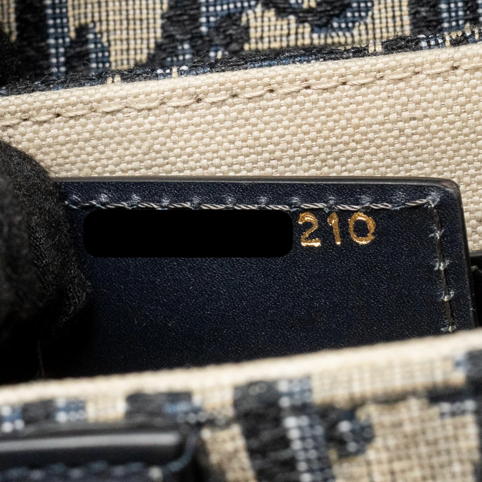 Dior Medium Saddle Bag Blue Oblique Canvas GHW - Image 14