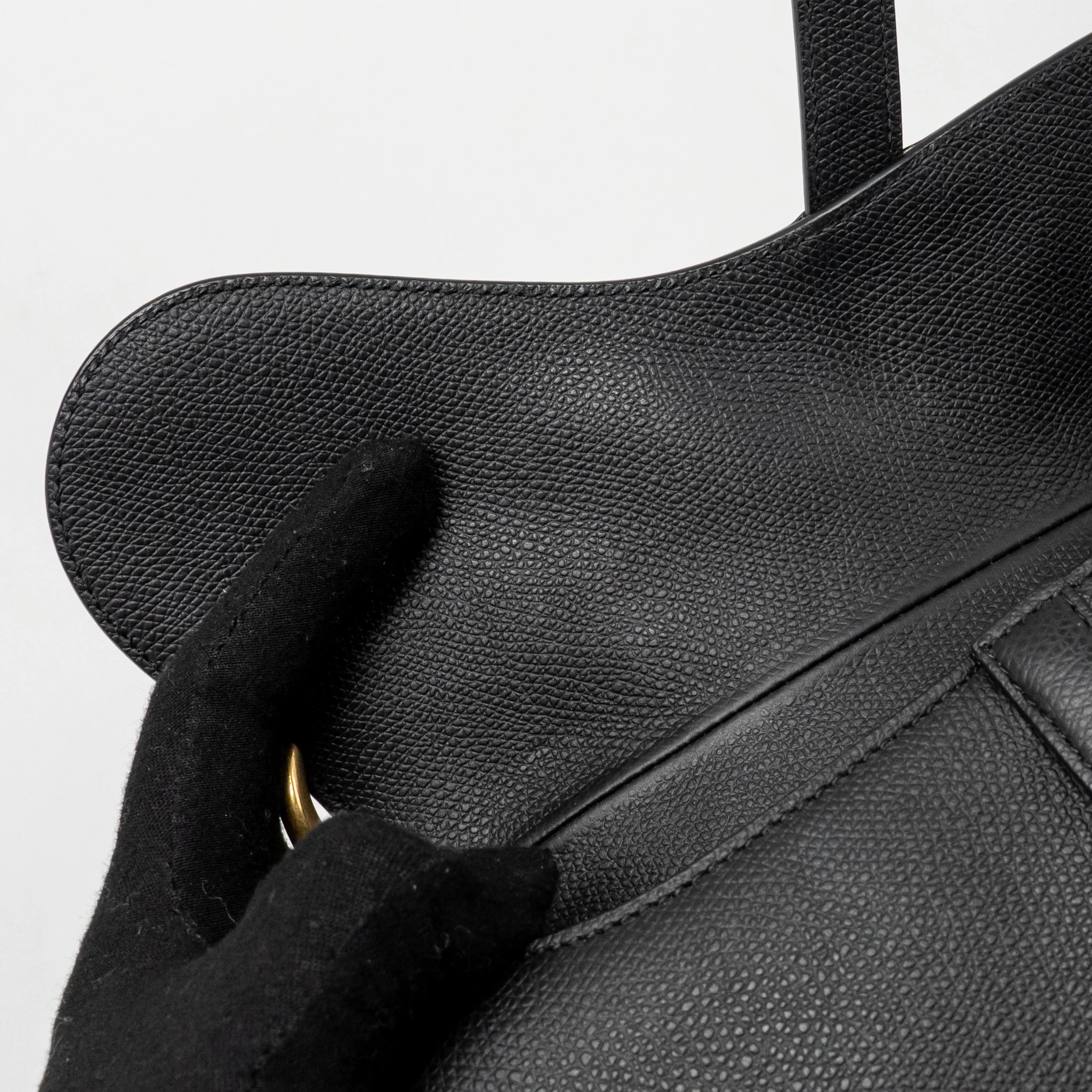 Dior Medium Saddle Bag Calfskin Black GHW - Image 11