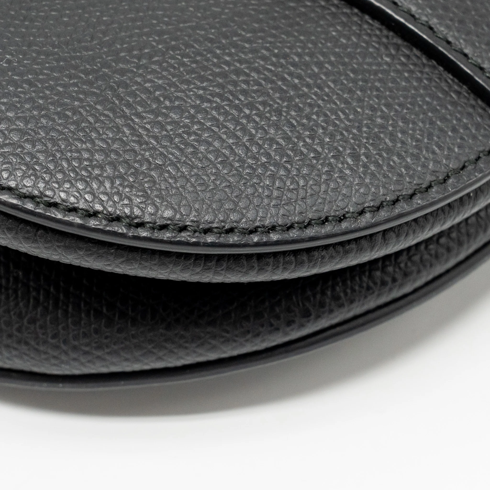 Dior Medium Saddle Bag Calfskin Black GHW - Image 8