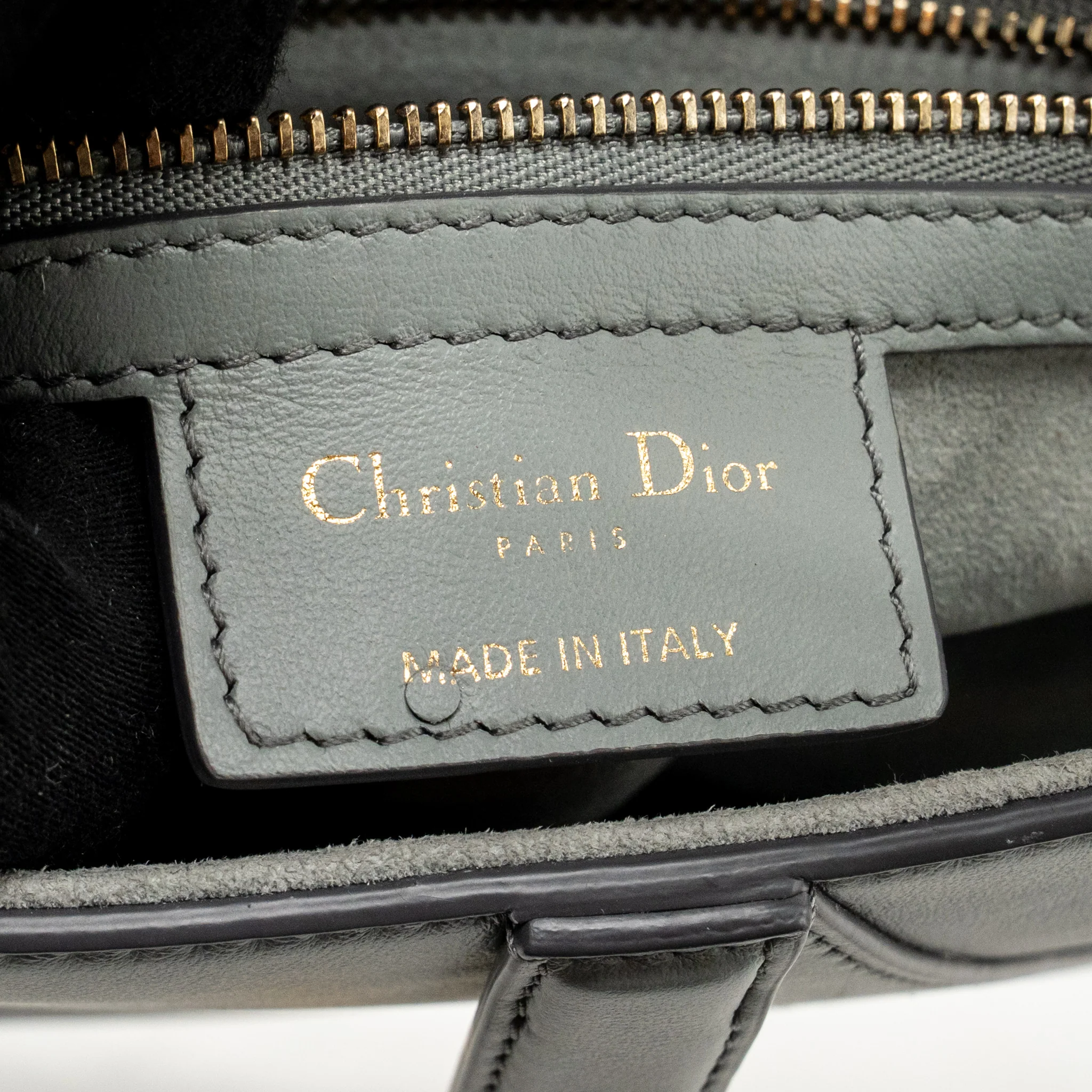 Dior medium saddle bag calfskin Mist Blue Gradient GHW - Image 13