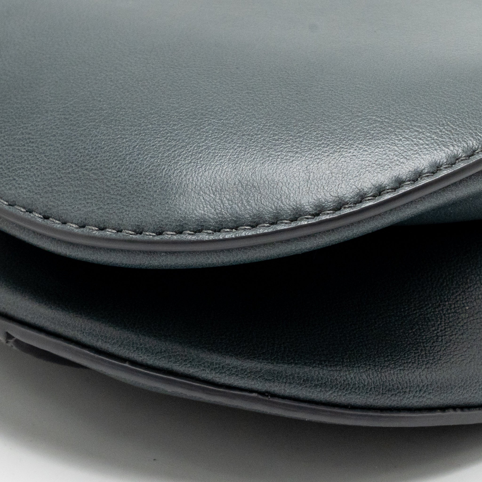 Dior medium saddle bag calfskin Mist Blue Gradient GHW - Image 8