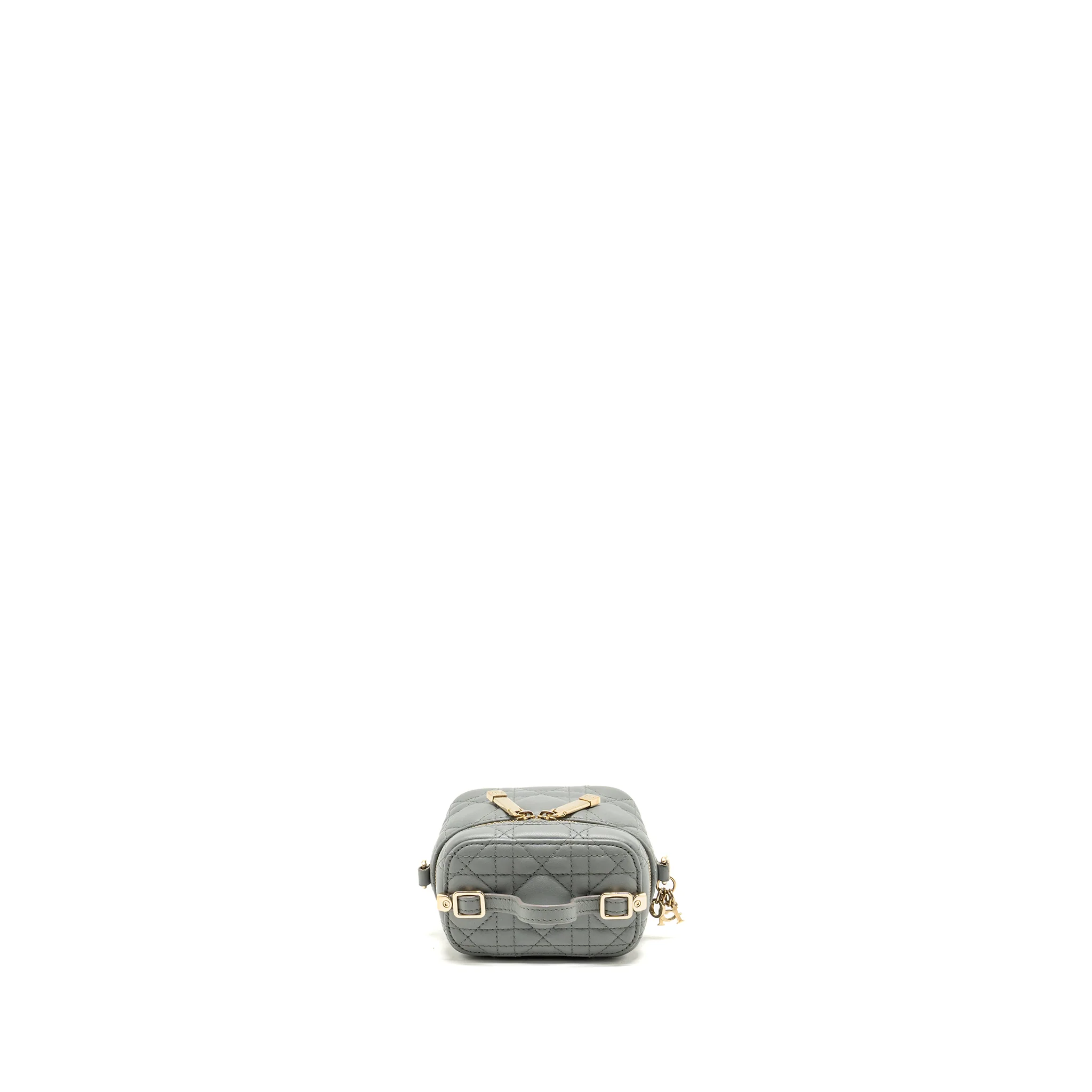 Dior micro lady dior vanity case Lambskin blue LGHW - Image 5