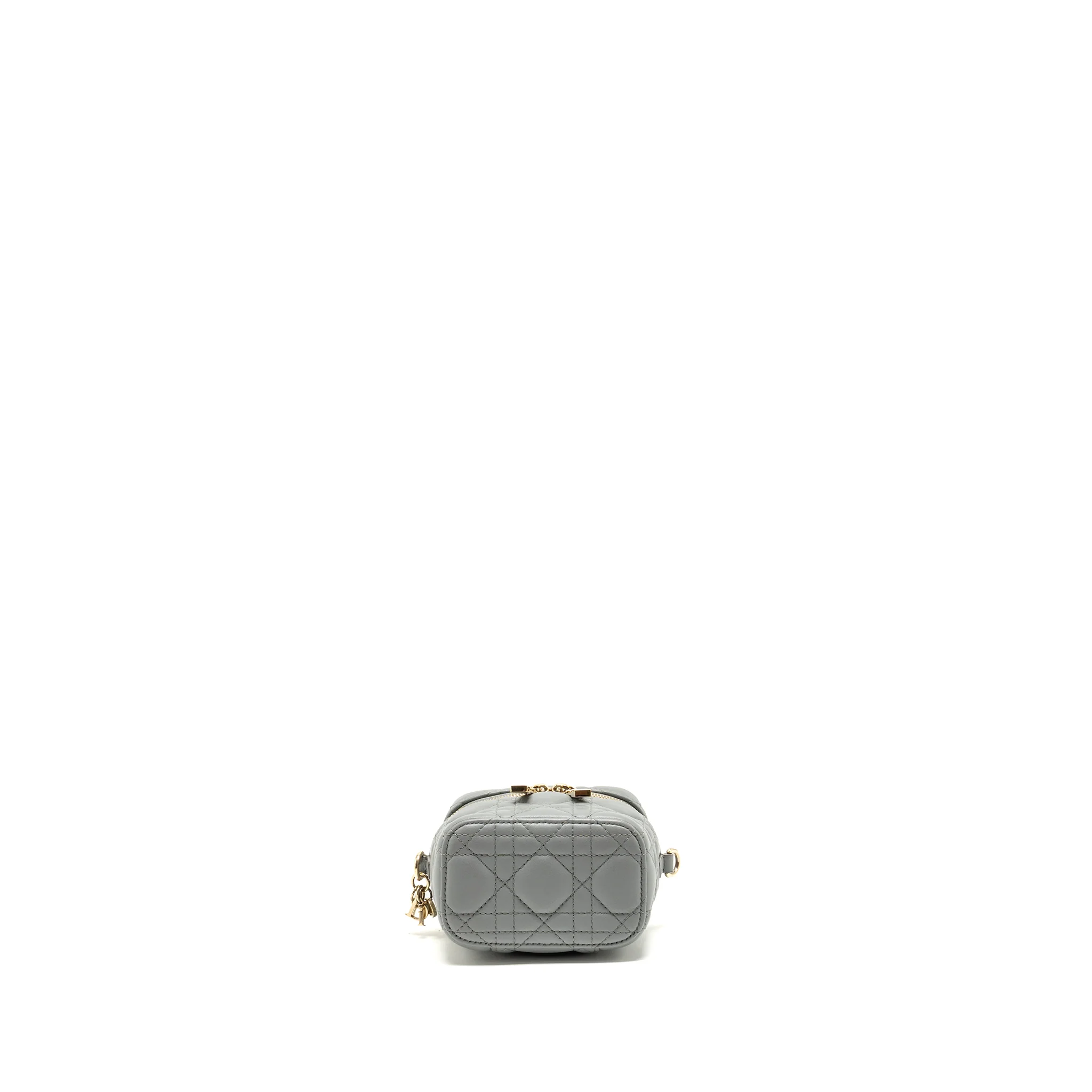Dior micro lady dior vanity case Lambskin blue LGHW - Image 6