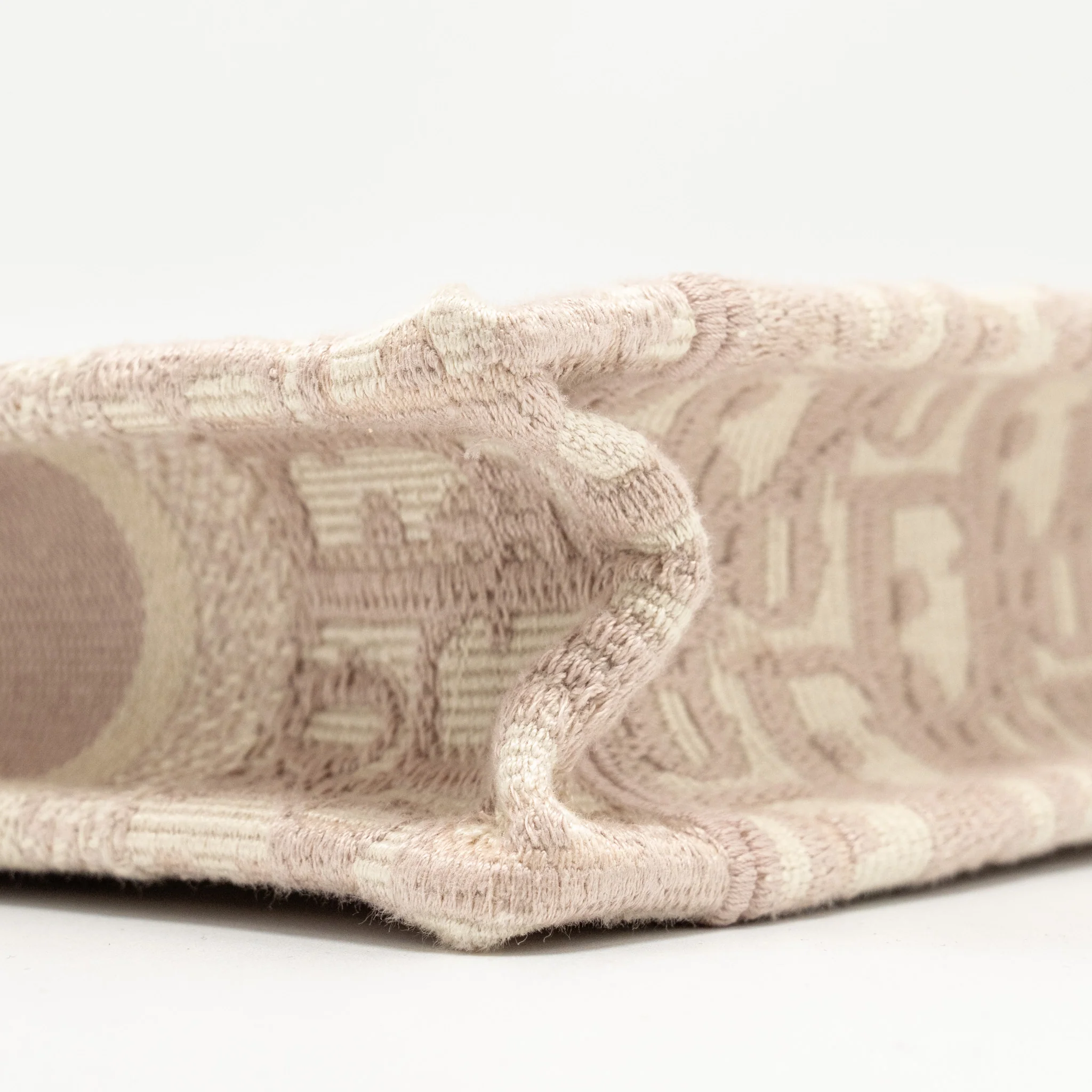 Dior Mini Book Tote Oblique Embroidery Pink - Image 6