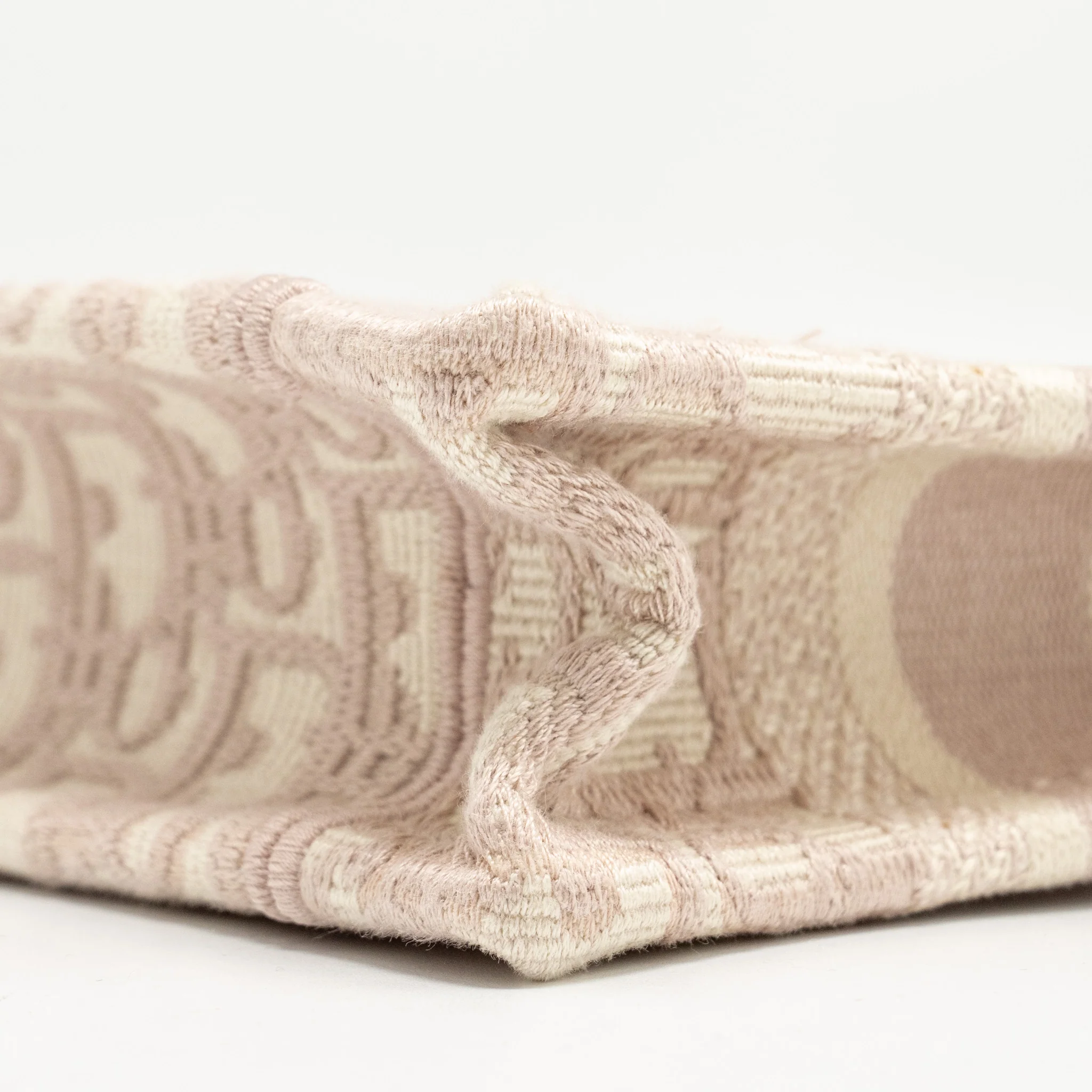 Dior Mini Book Tote Oblique Embroidery Pink - Image 7