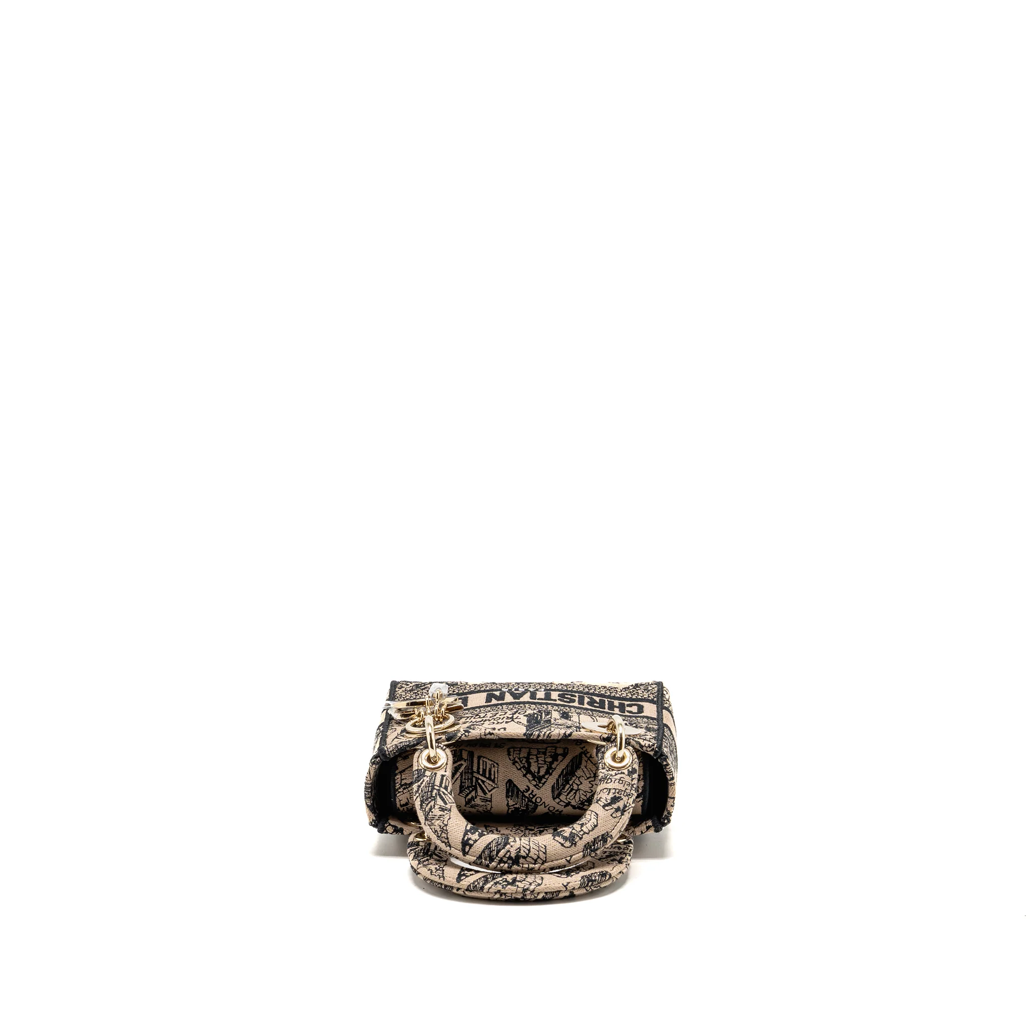 Dior mini lady d-lite limited edition embroidered canvas multicoloured LGHW - Image 5