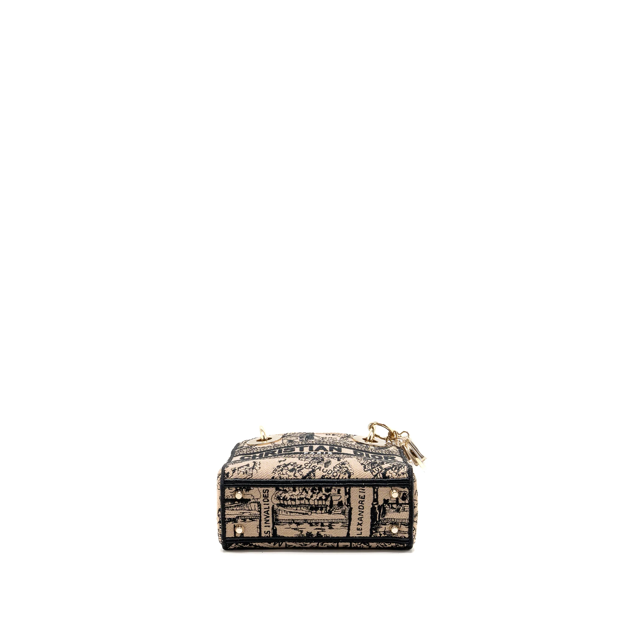 Dior mini lady d-lite limited edition embroidered canvas multicoloured LGHW - Image 6