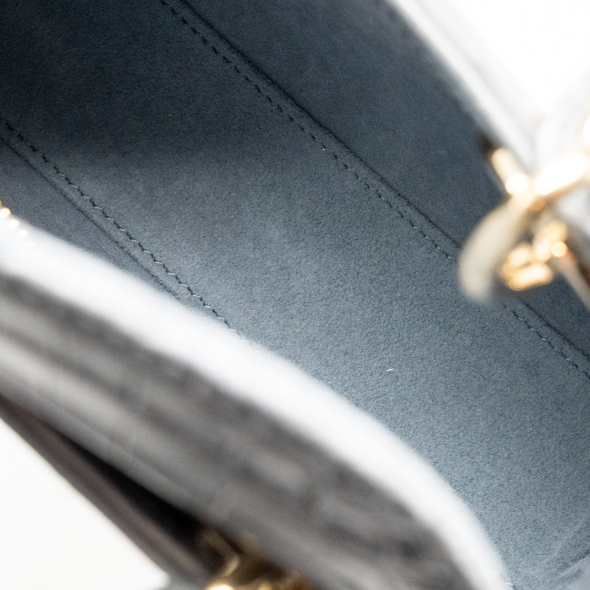 Dior Mini Lady Dior Alligator mississippiensis grey LGHW - Image 15