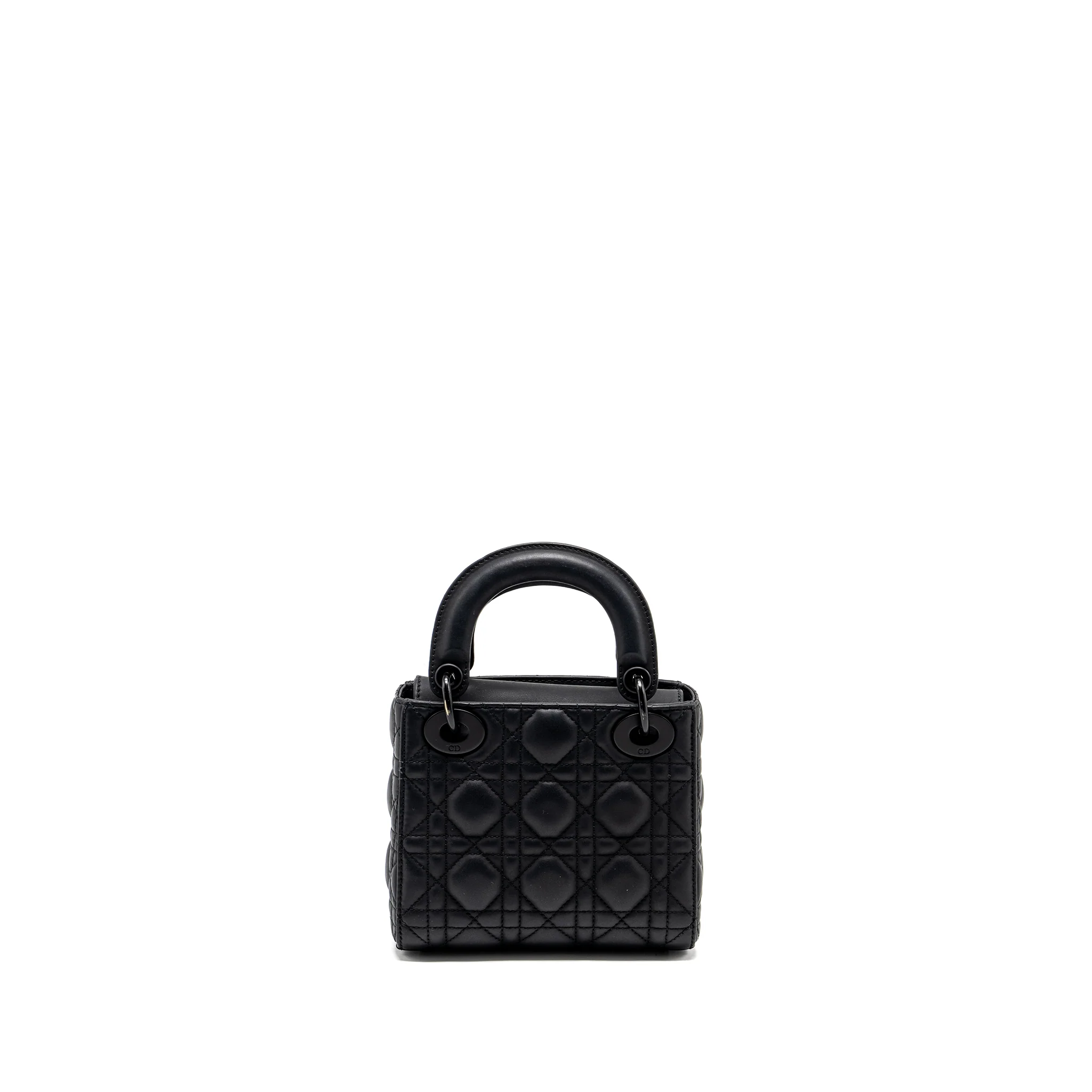 Dior Mini Lady Dior Calfskin So Black - Image 2