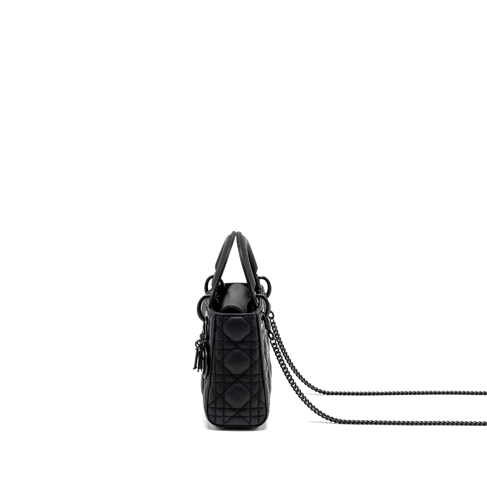 Dior Mini Lady Dior Calfskin So Black - Image 4