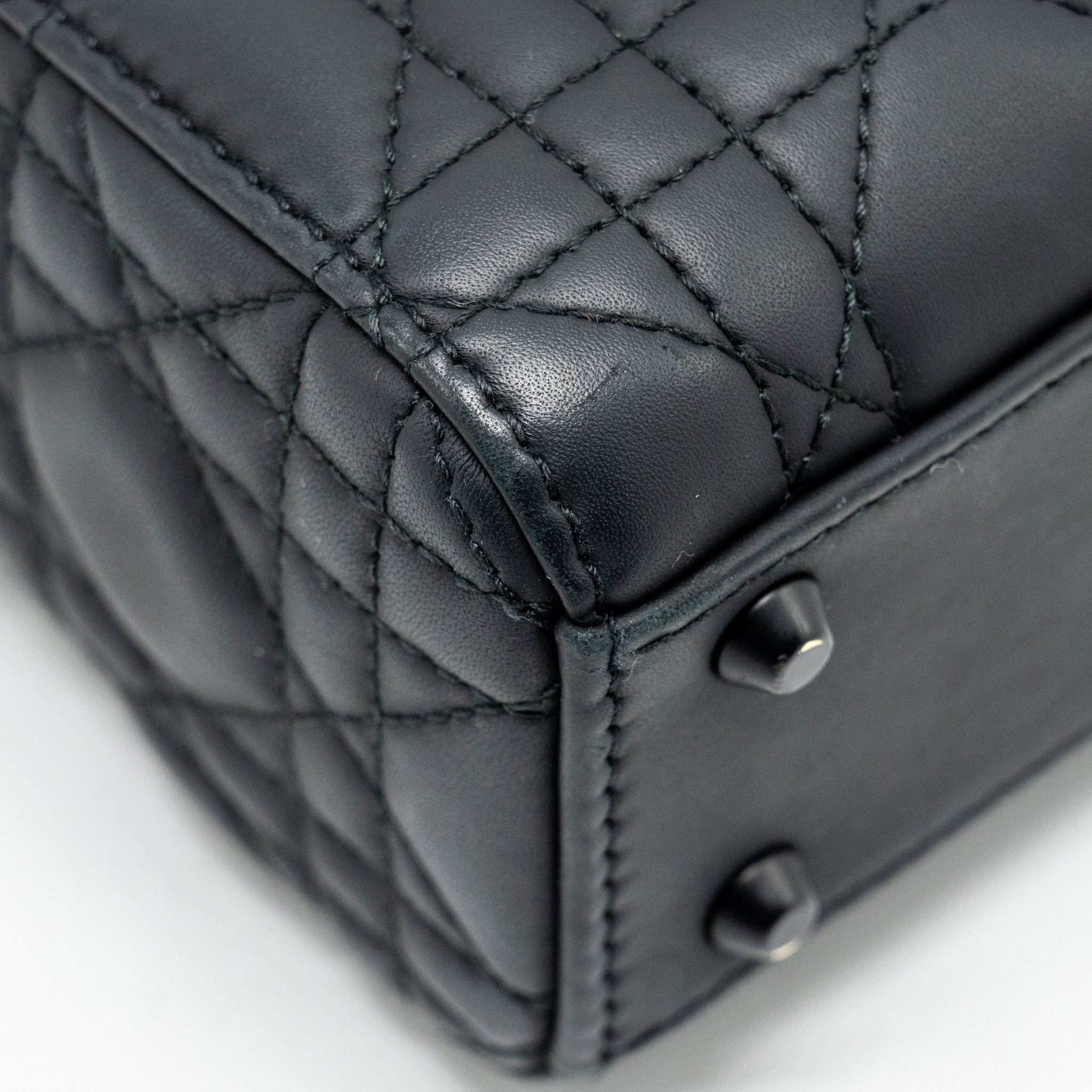 Dior Mini Lady Dior Calfskin So Black - Image 9