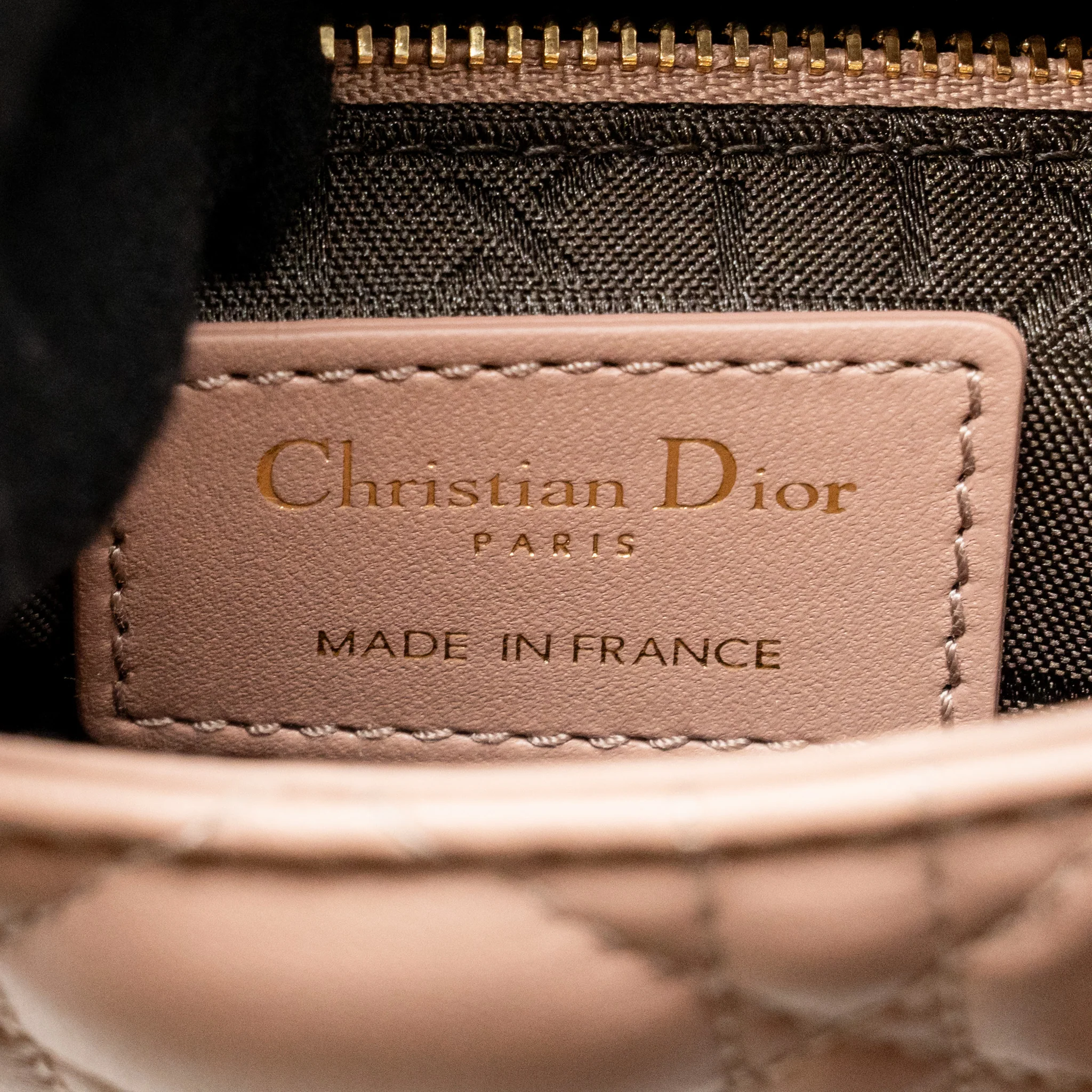Dior Mini Lady Dior Lambskin Blush LGHW - Image 16